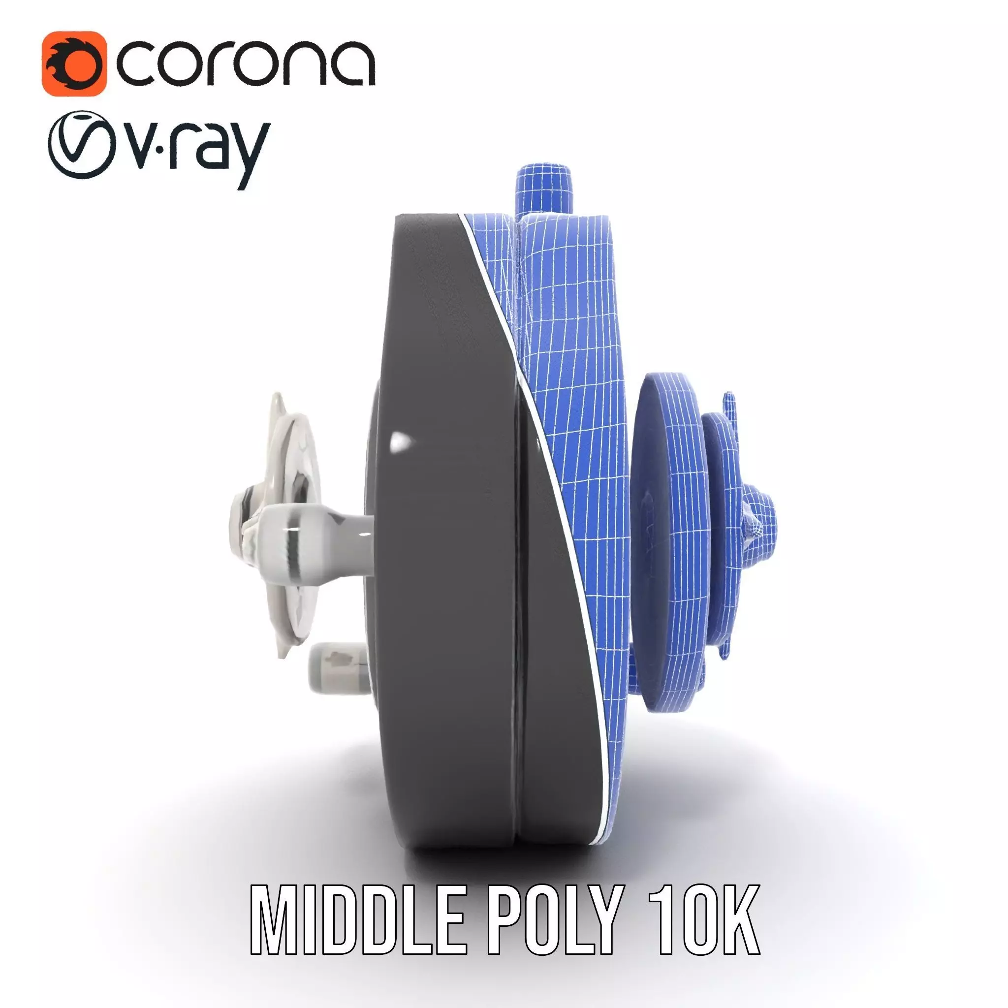 Industrial Valve Component model pack Low-poly 3D model_29