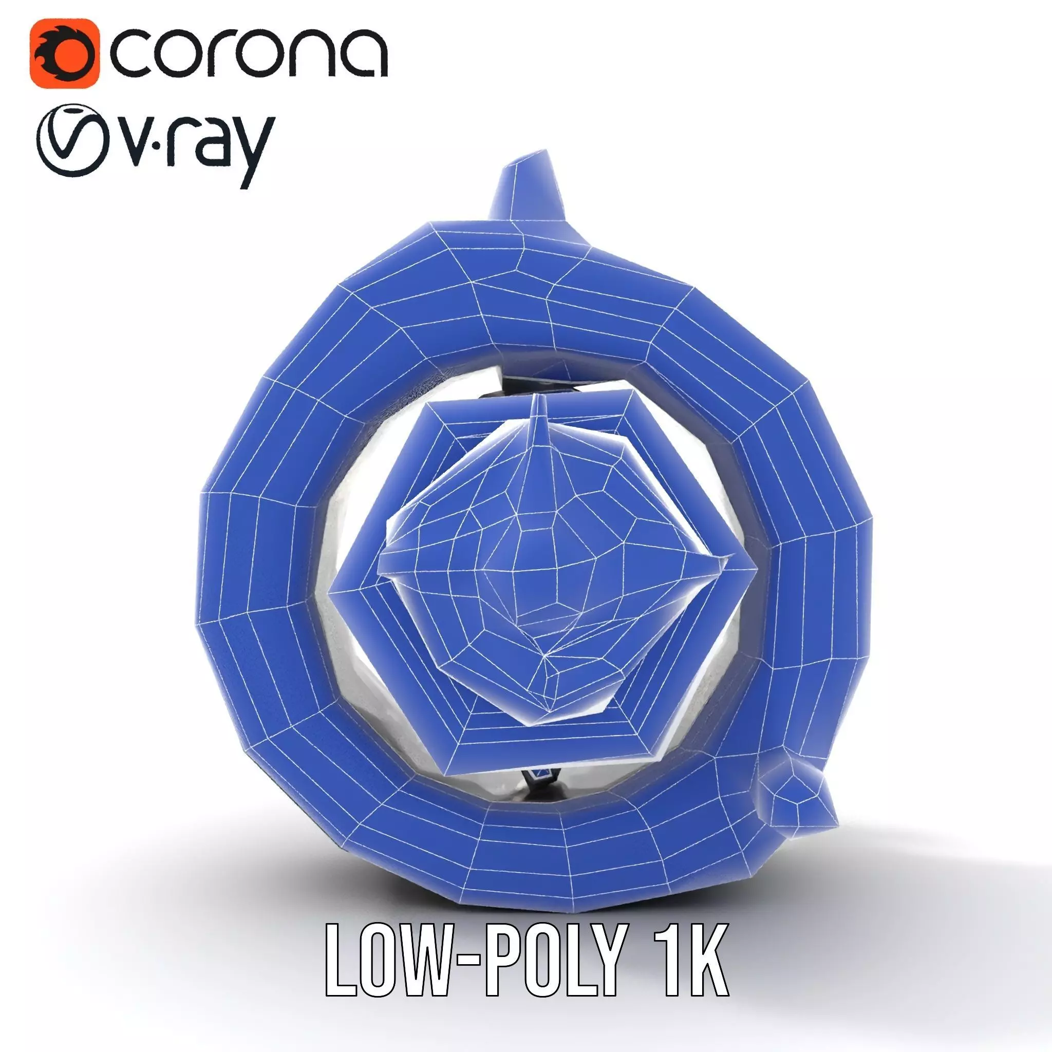 Industrial Valve Component model pack Low-poly 3D model_17