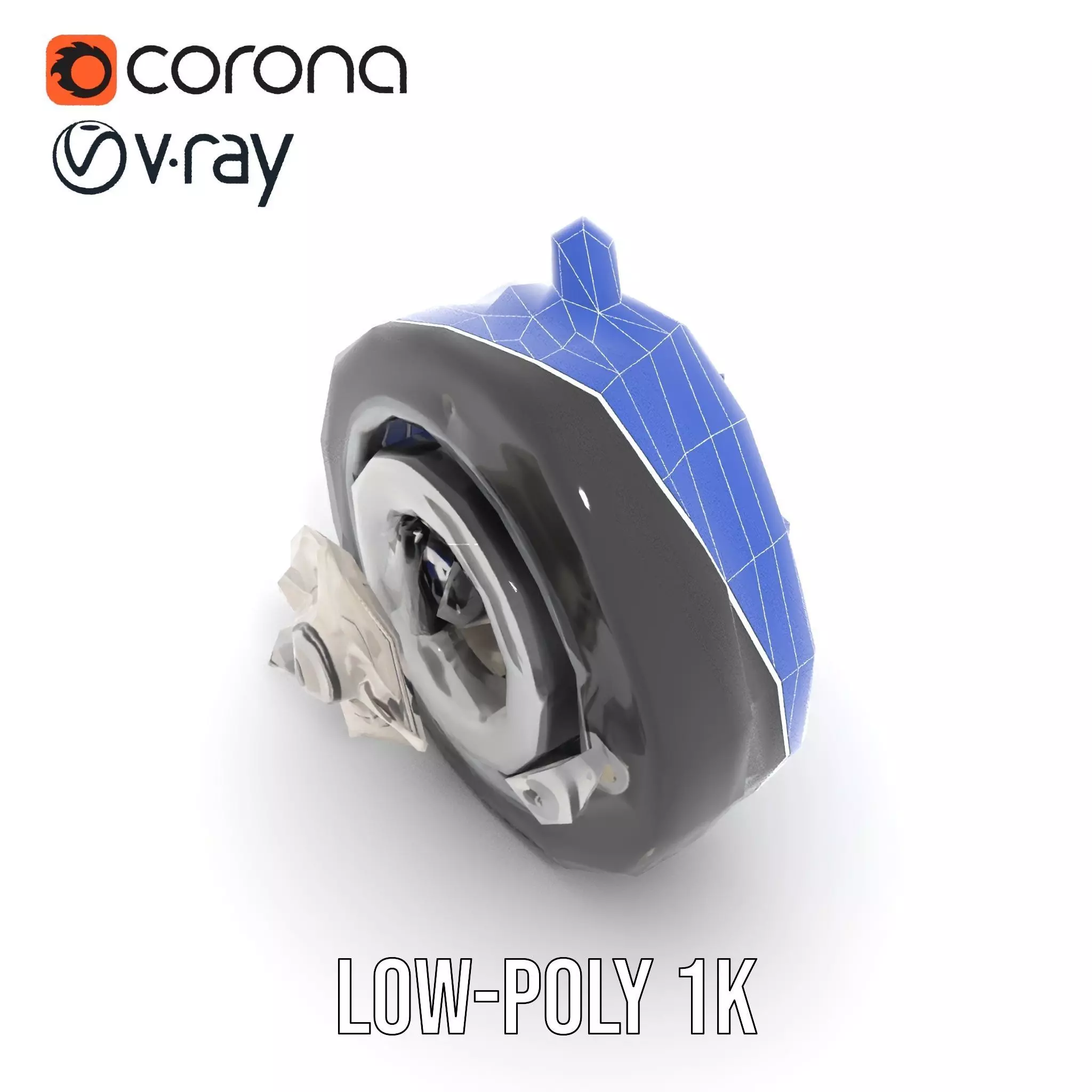 Industrial Valve Component model pack Low-poly 3D model_25