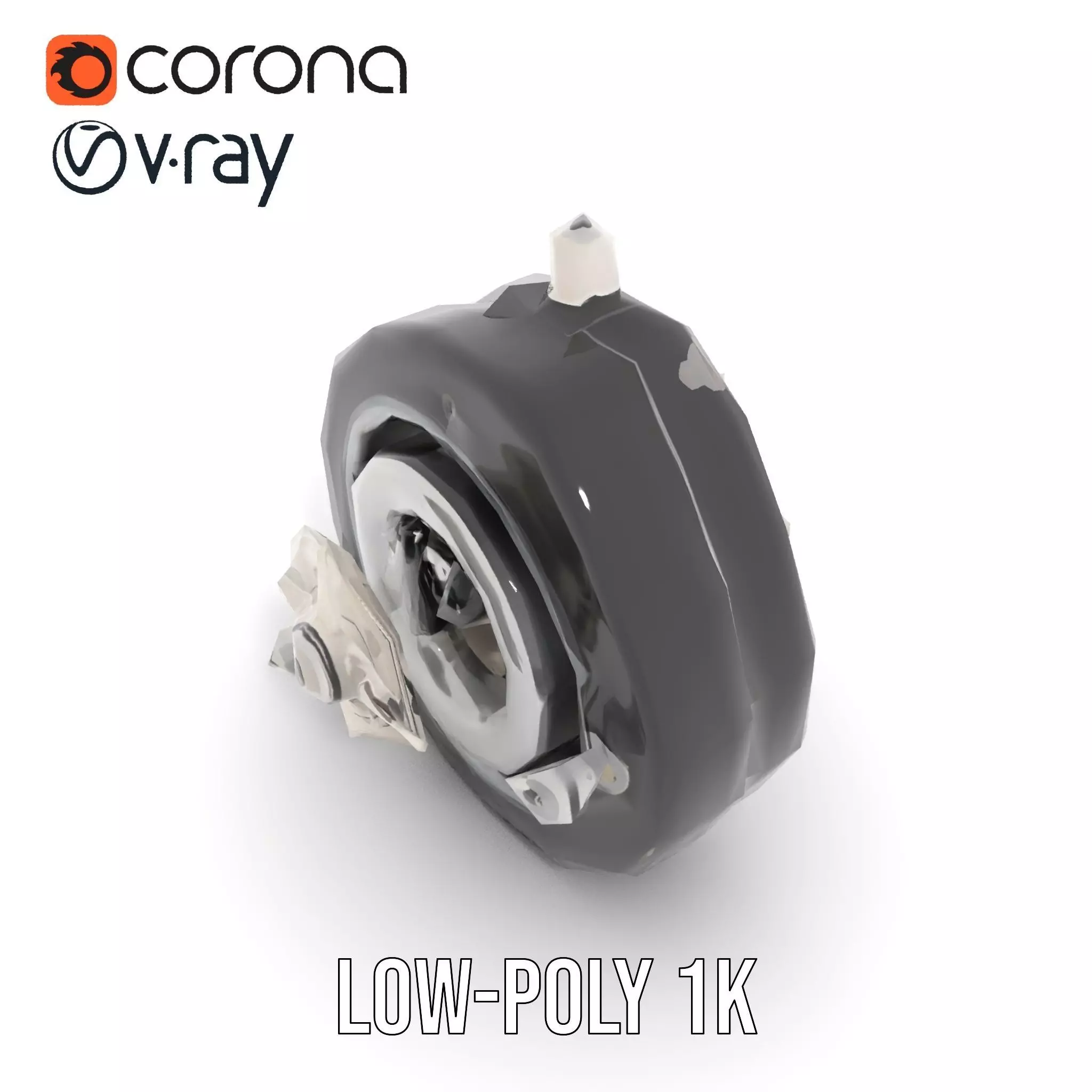 Industrial Valve Component model pack Low-poly 3D model_19