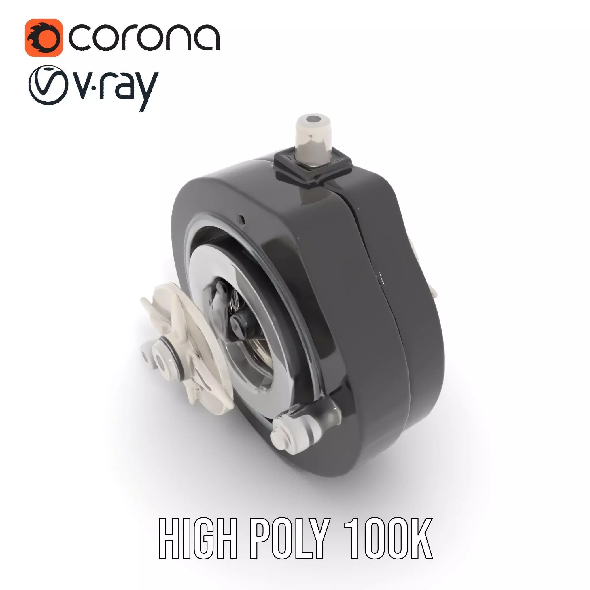 Industrial Valve Component model pack Low-poly 3D model_23