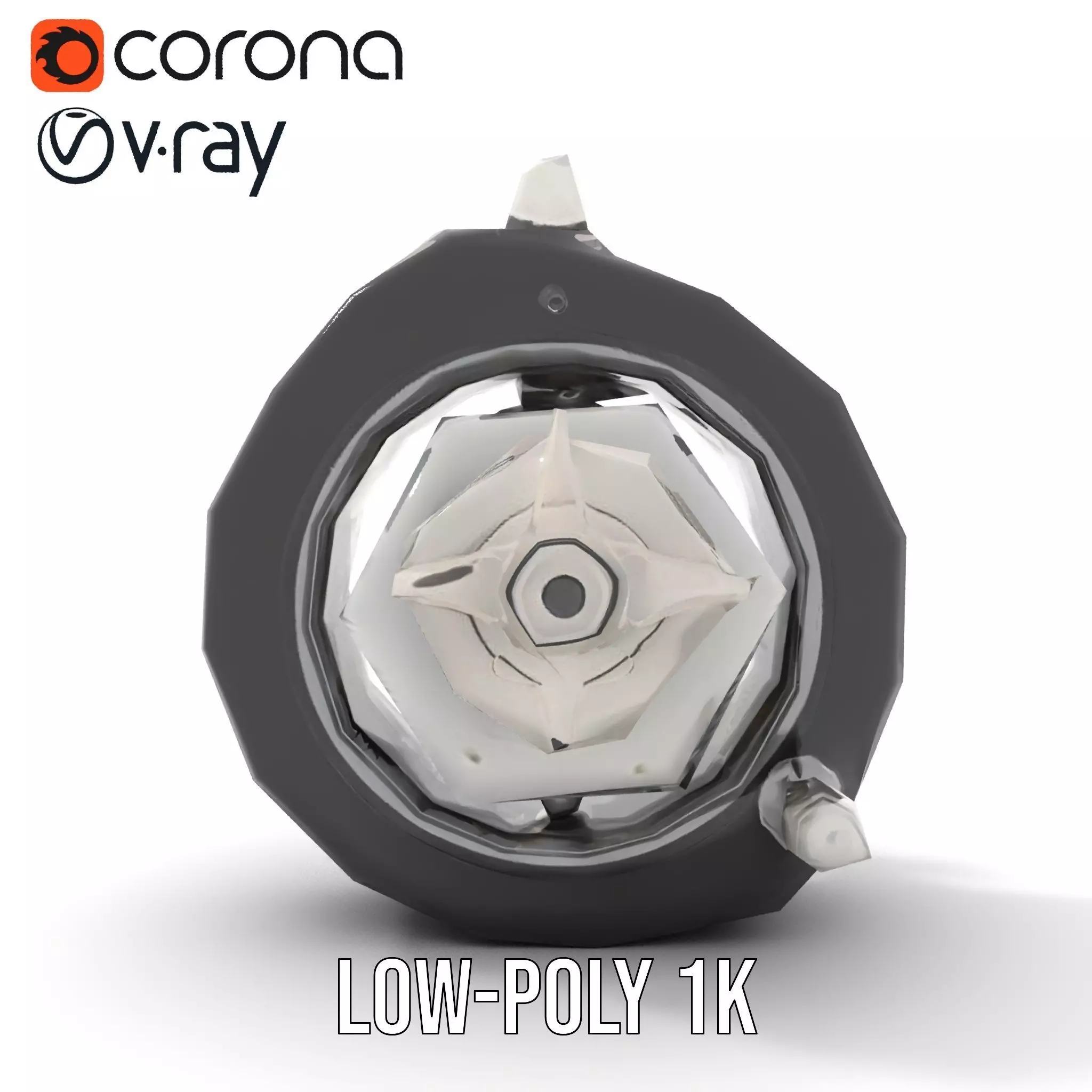 Industrial Valve Component model pack Low-poly 3D model_9