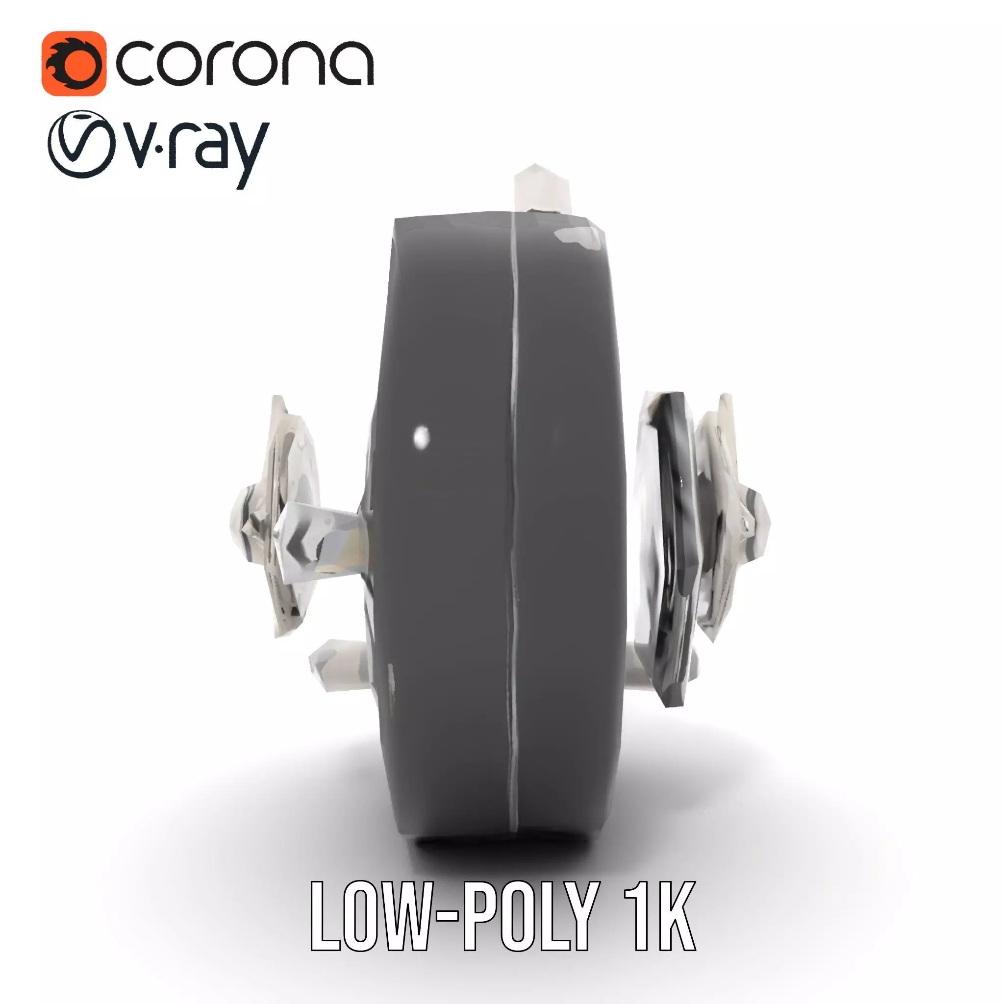 Industrial Valve Component model pack Low-poly 3D model_14