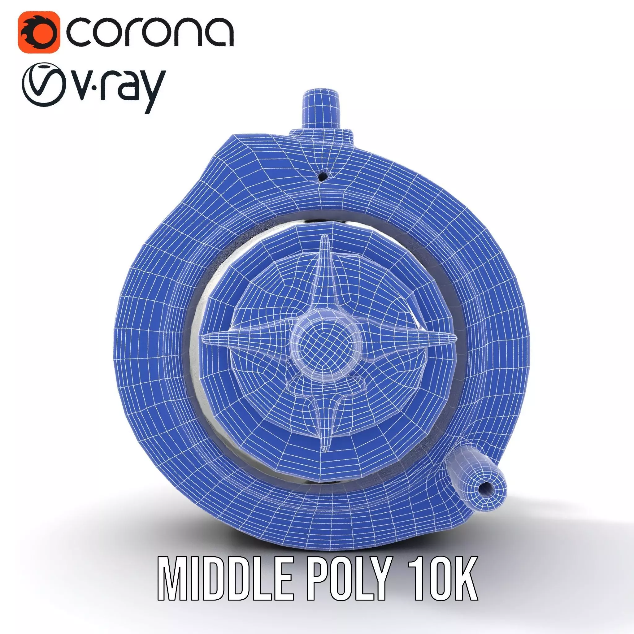 Industrial Valve Component model pack Low-poly 3D model_27