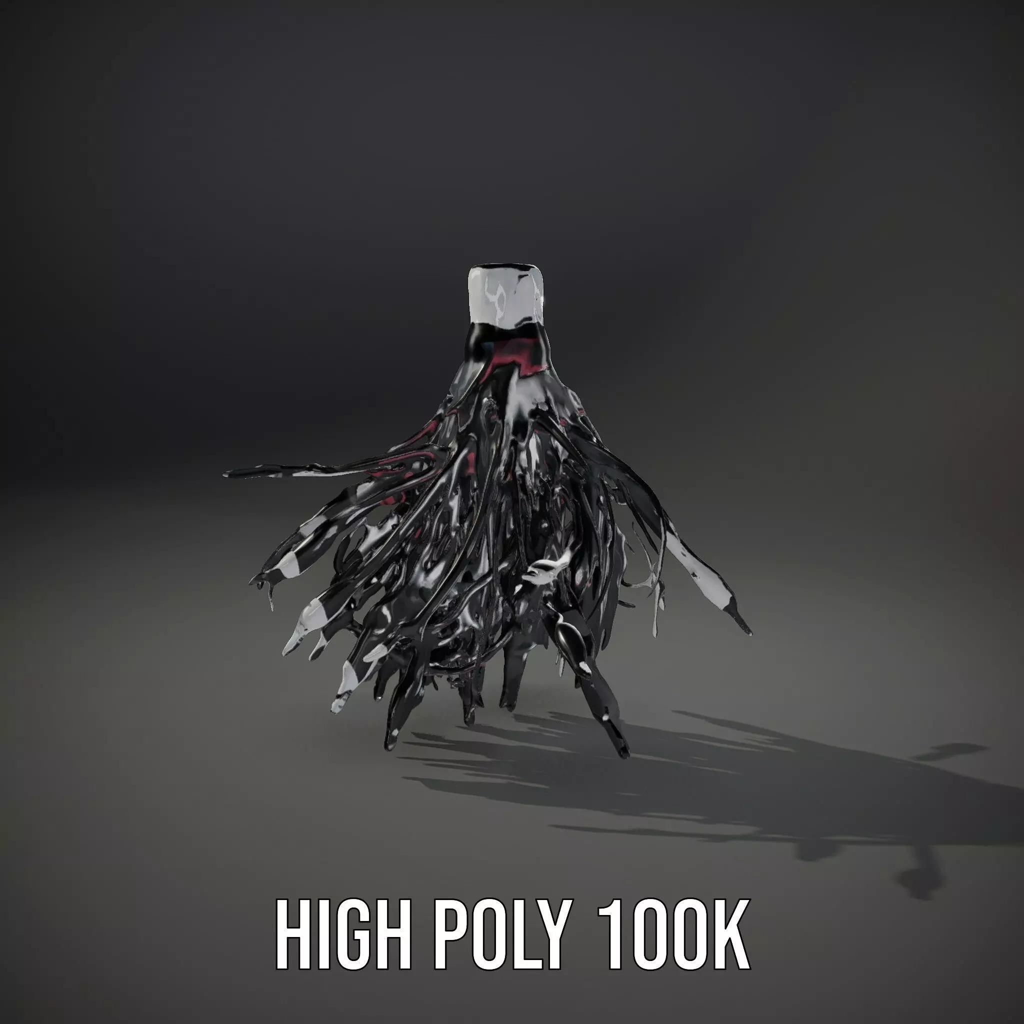 Futuristic White Helmet Model Pack with Advanced Design Low-poly 3D model_9