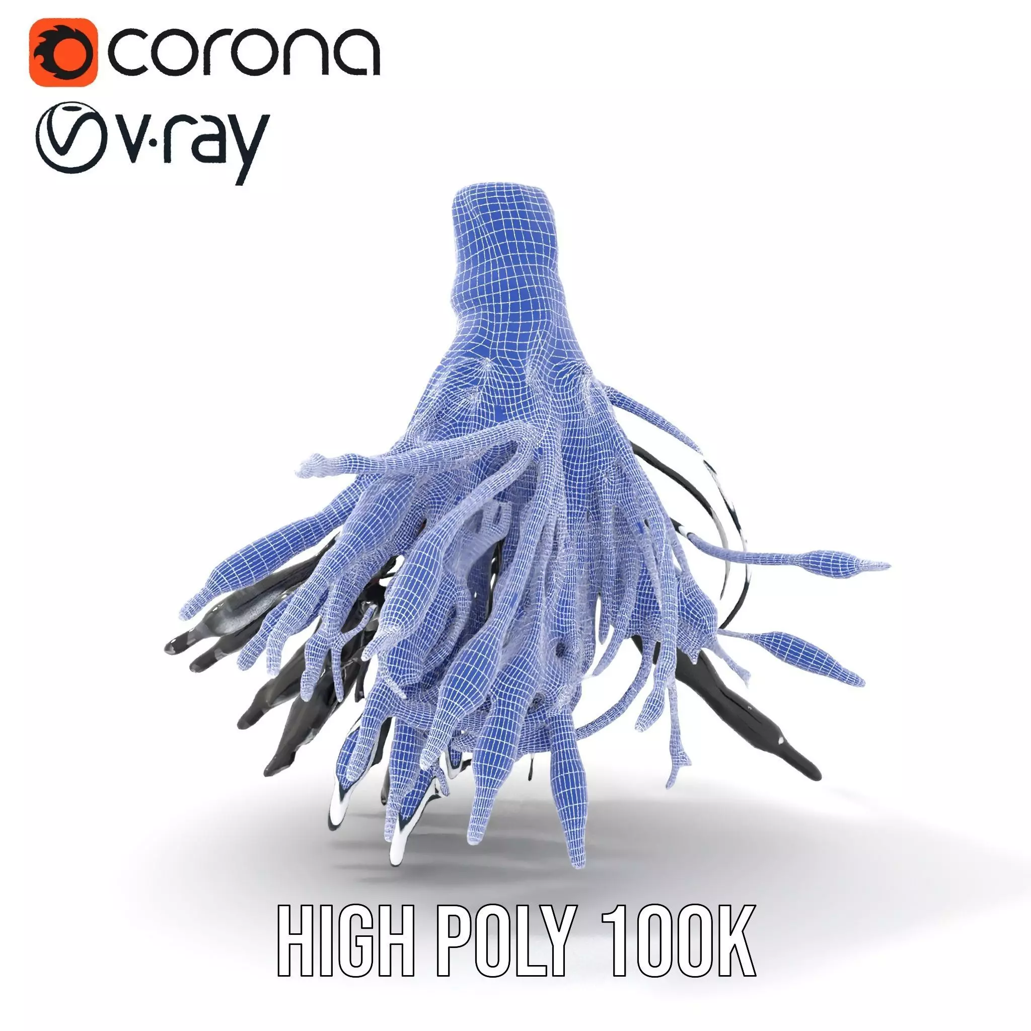 Futuristic White Helmet Model Pack with Advanced Design Low-poly 3D model_33