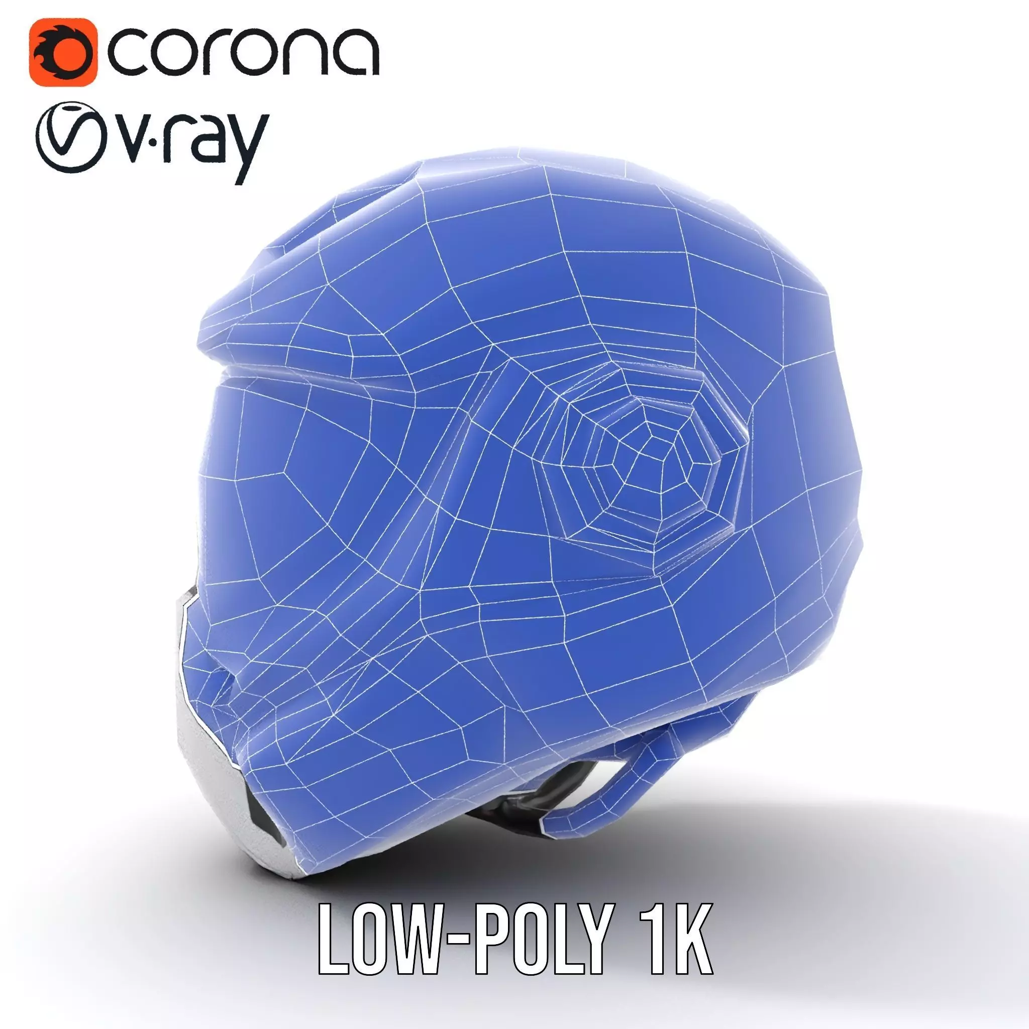 Futuristic SciFi Helmet Model Pack with High Detail Low-poly 3D model_30