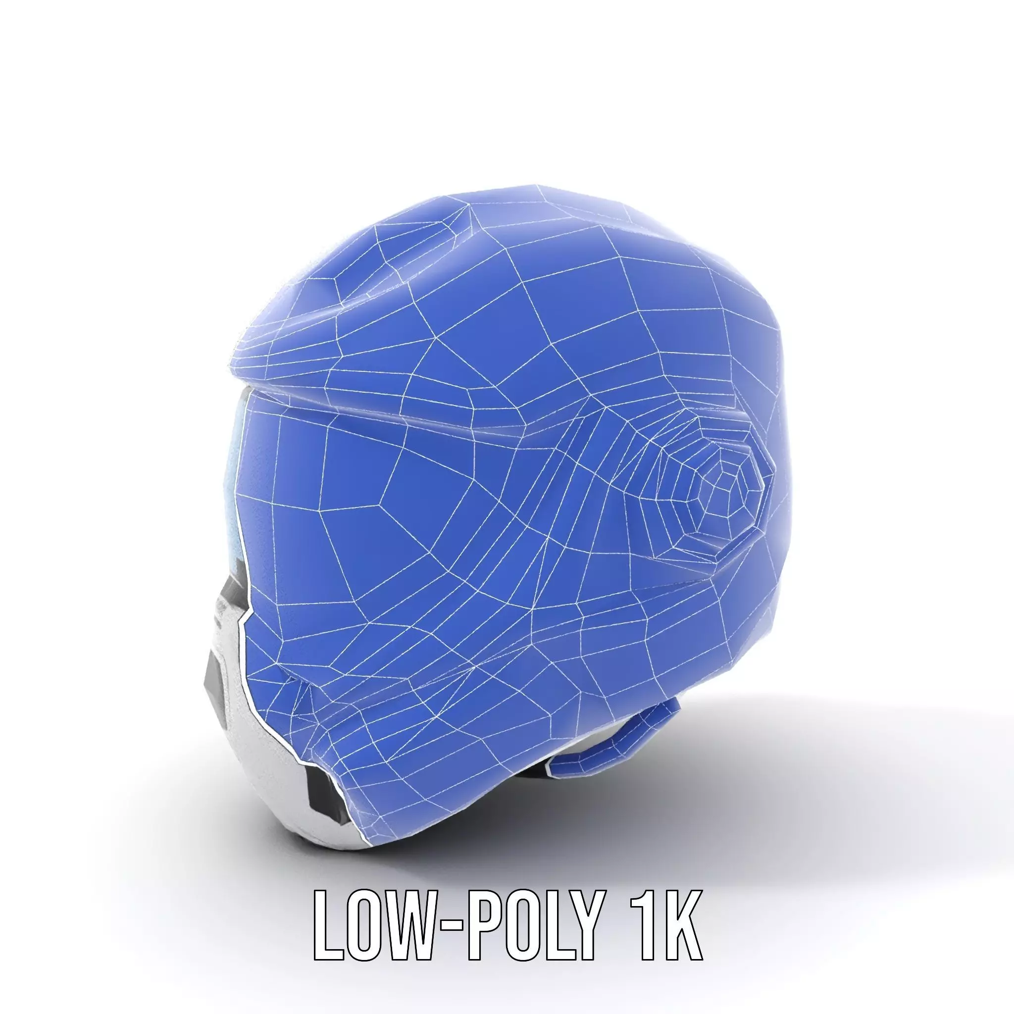 Futuristic SciFi Helmet Model Pack with High Detail Low-poly 3D model_17