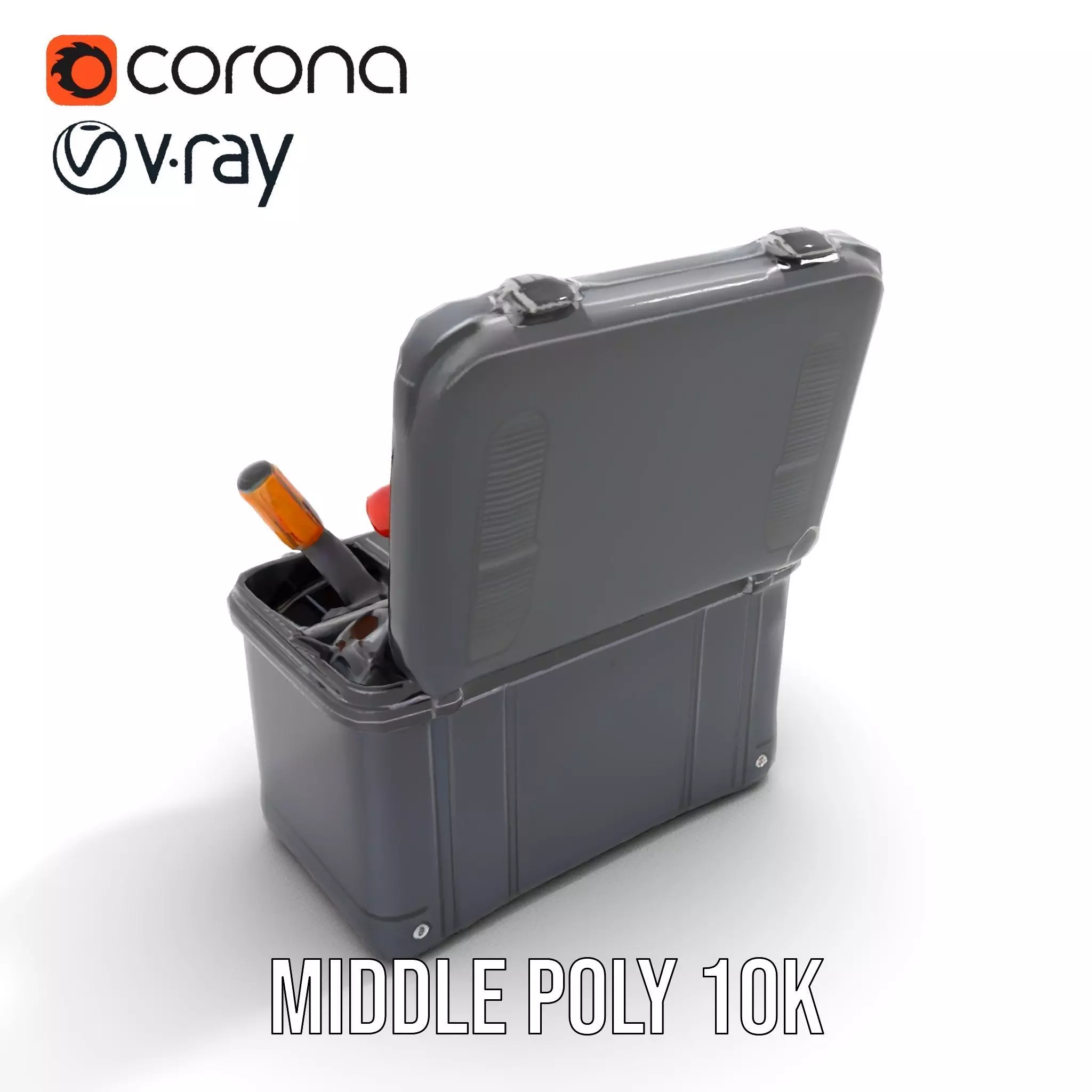 Comprehensive Toolset Model Pack for Production and Game Engines Low-poly 3D model_7