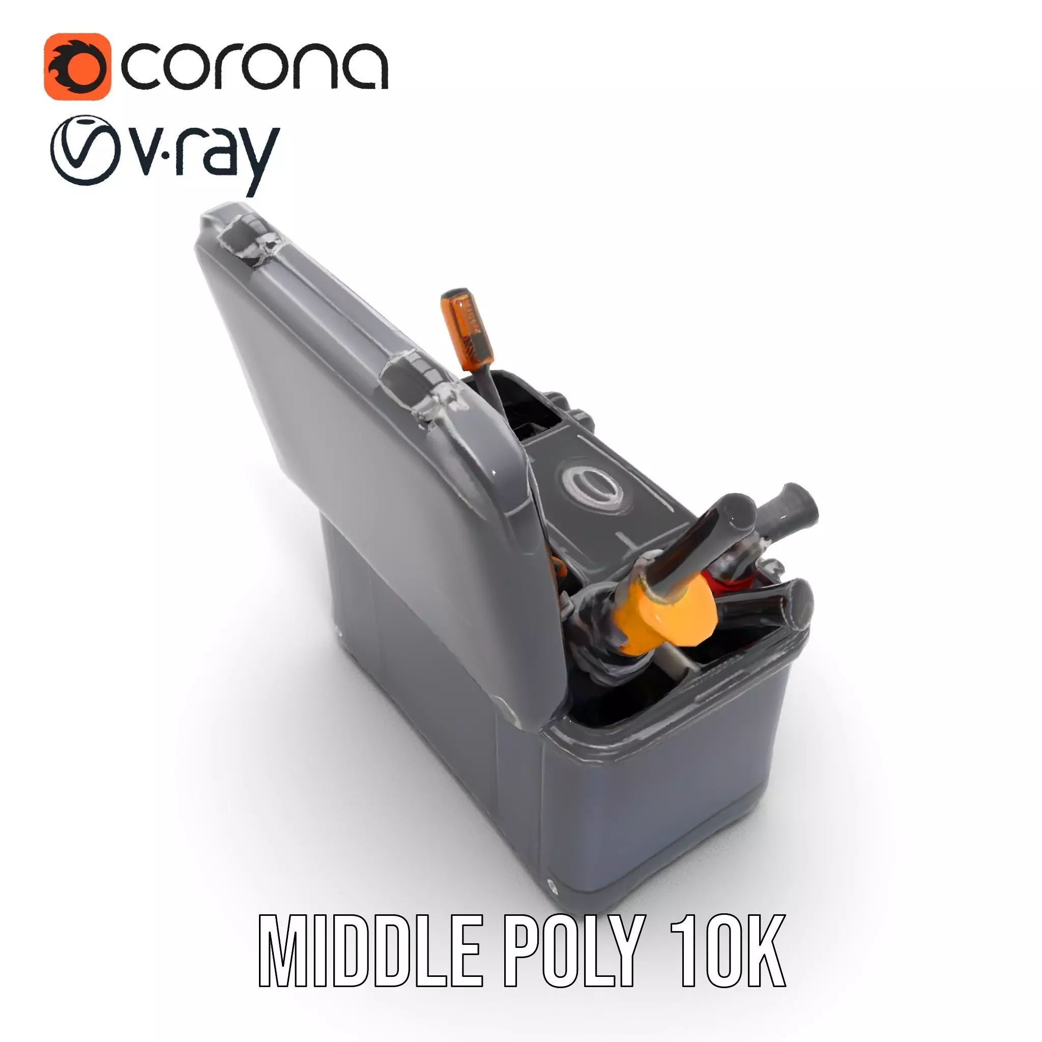 Comprehensive Toolset Model Pack for Production and Game Engines Low-poly 3D model_11