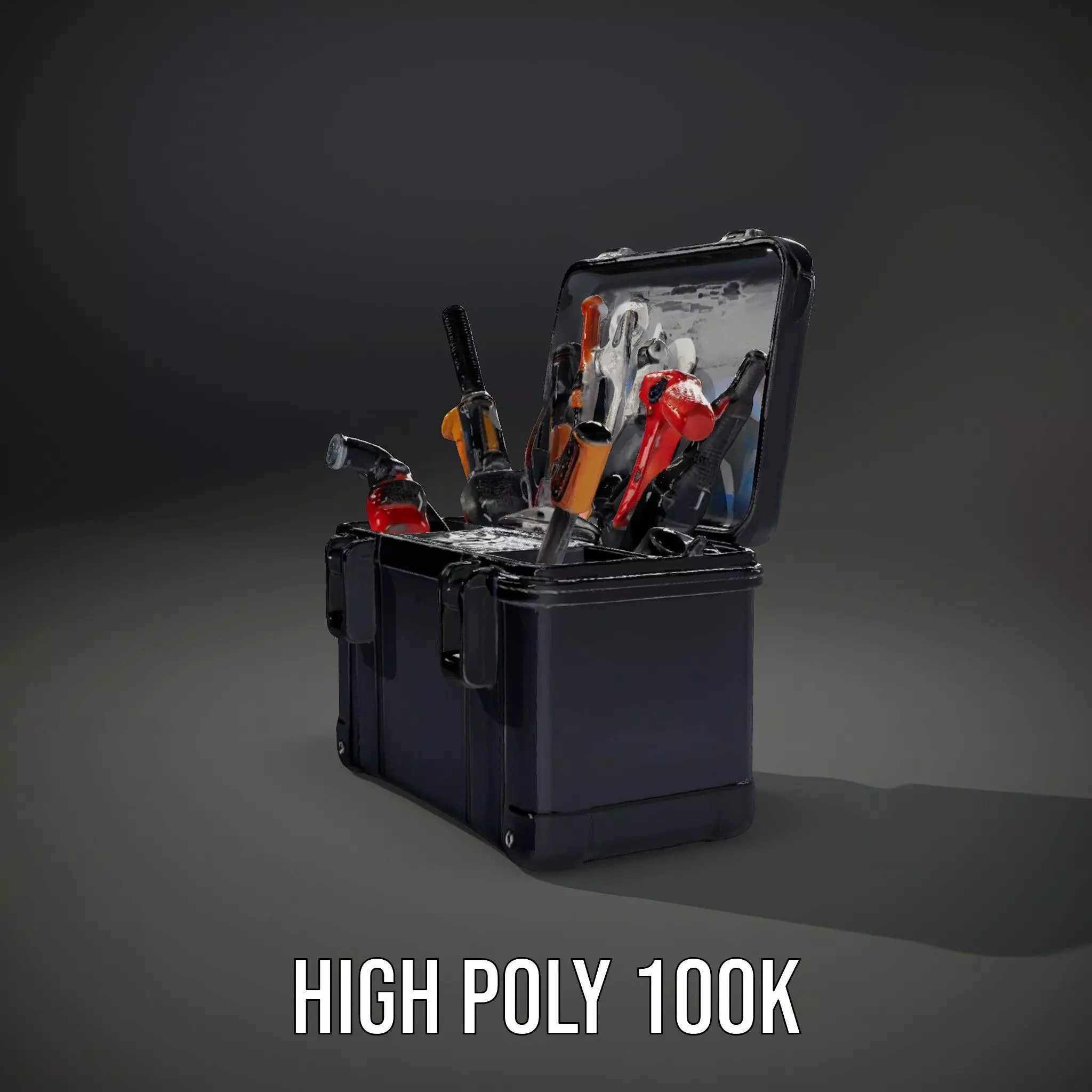 Comprehensive Toolset Model Pack for Production and Game Engines Low-poly 3D model_13