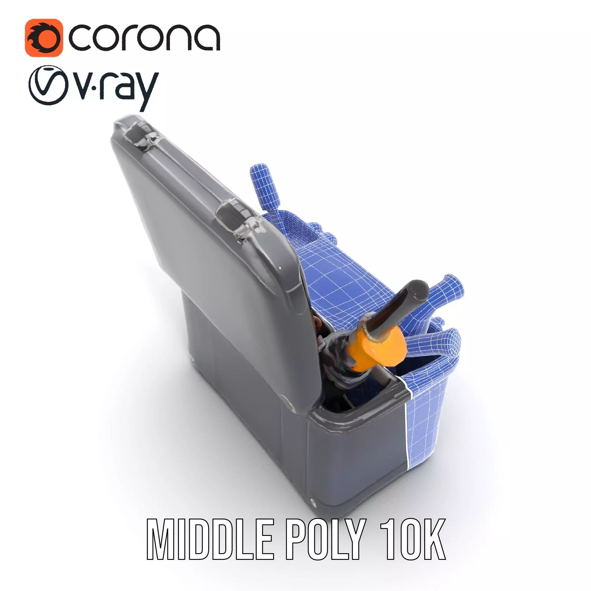 Comprehensive Toolset Model Pack for Production and Game Engines Low-poly 3D model_28