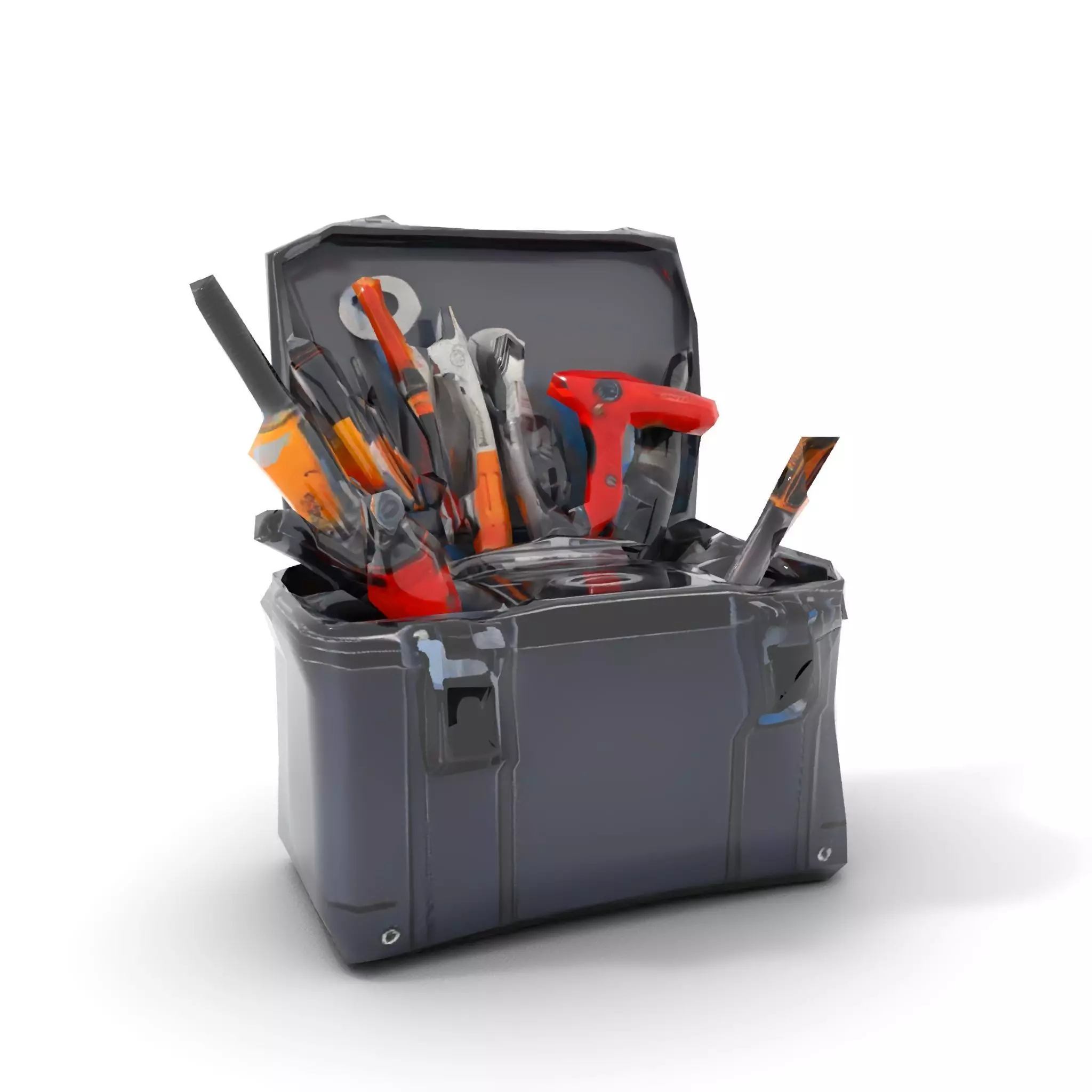 Comprehensive Toolset Model Pack for Production and Game Engines Low-poly 3D model_8