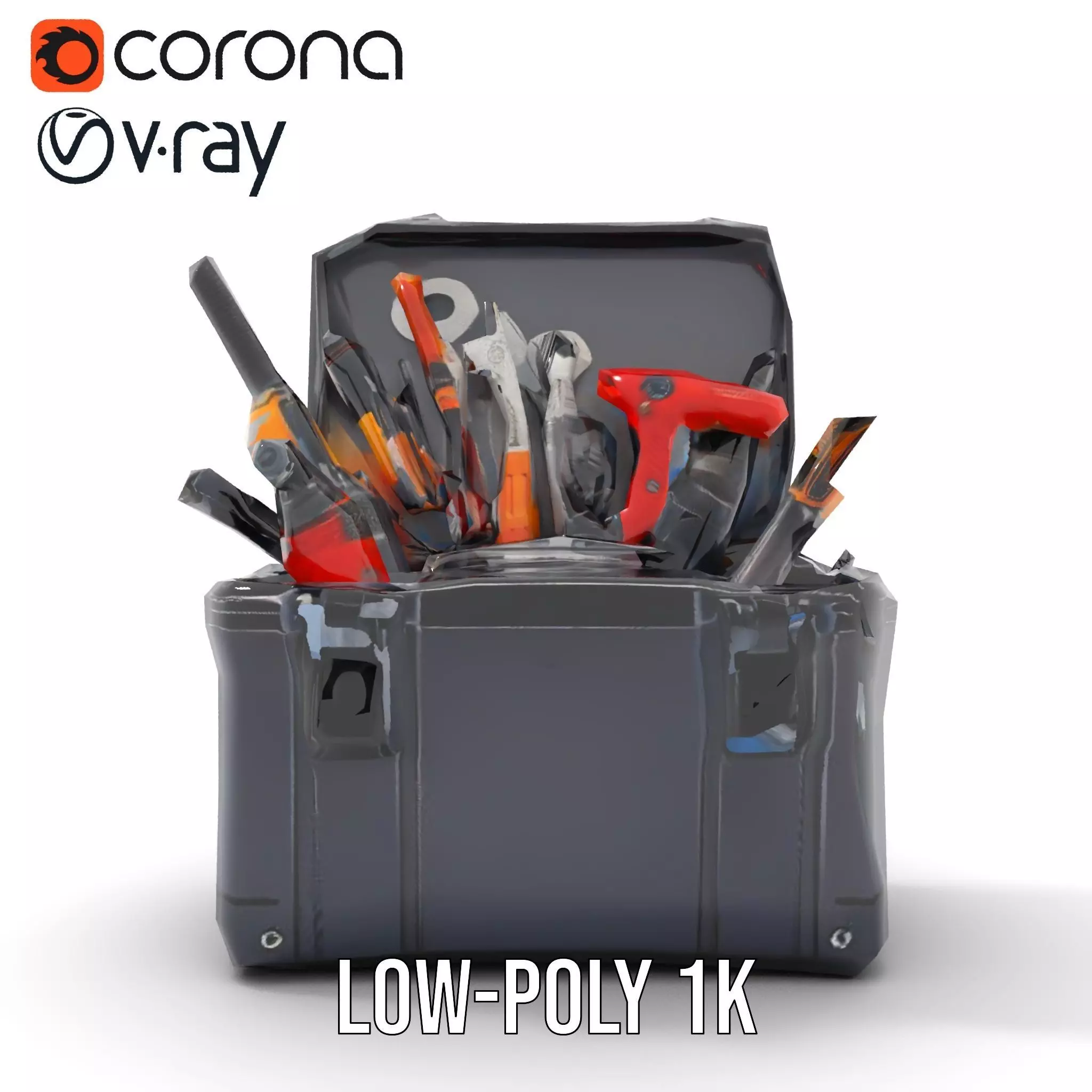 Comprehensive Toolset Model Pack for Production and Game Engines Low-poly 3D model_17