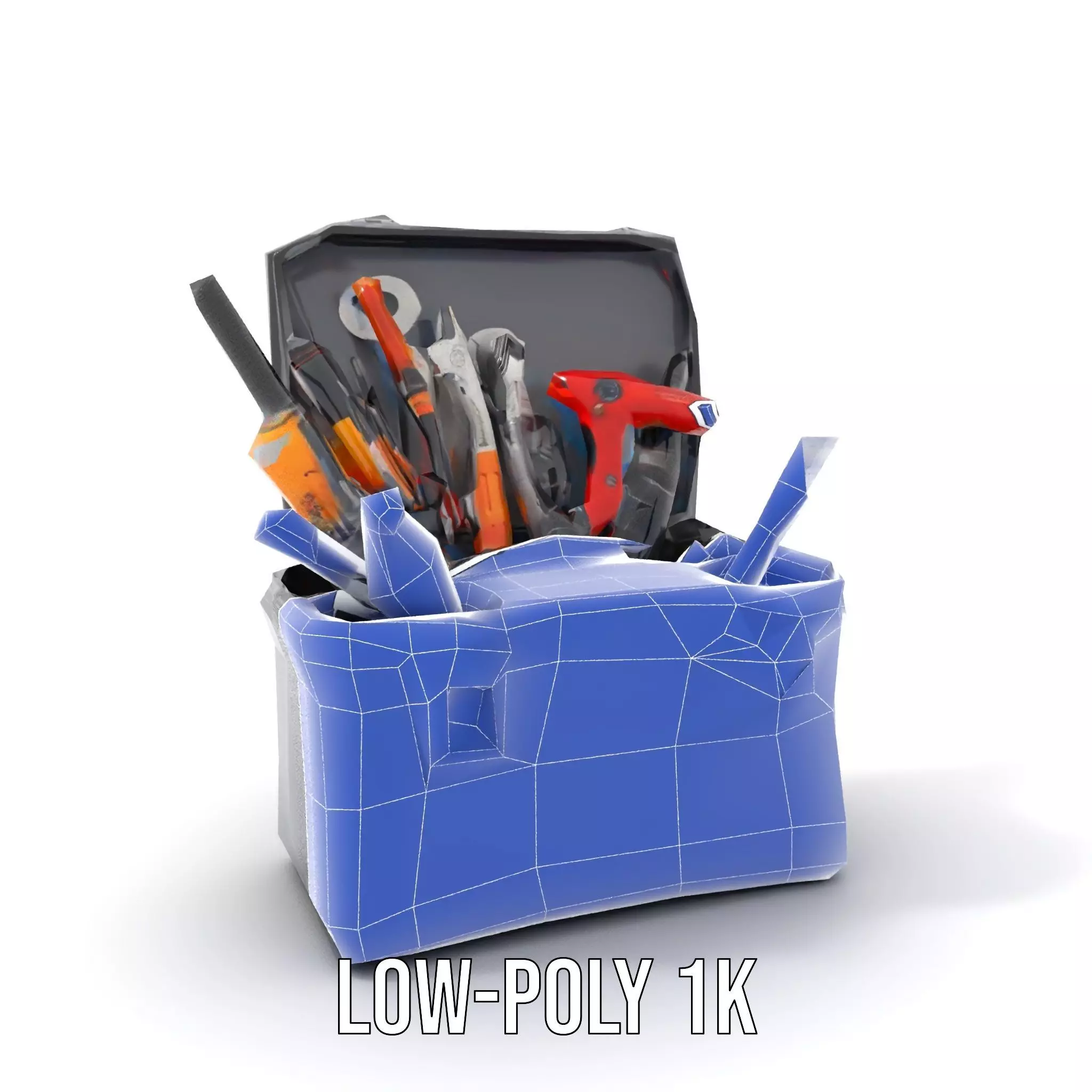 Comprehensive Toolset Model Pack for Production and Game Engines Low-poly 3D model_29