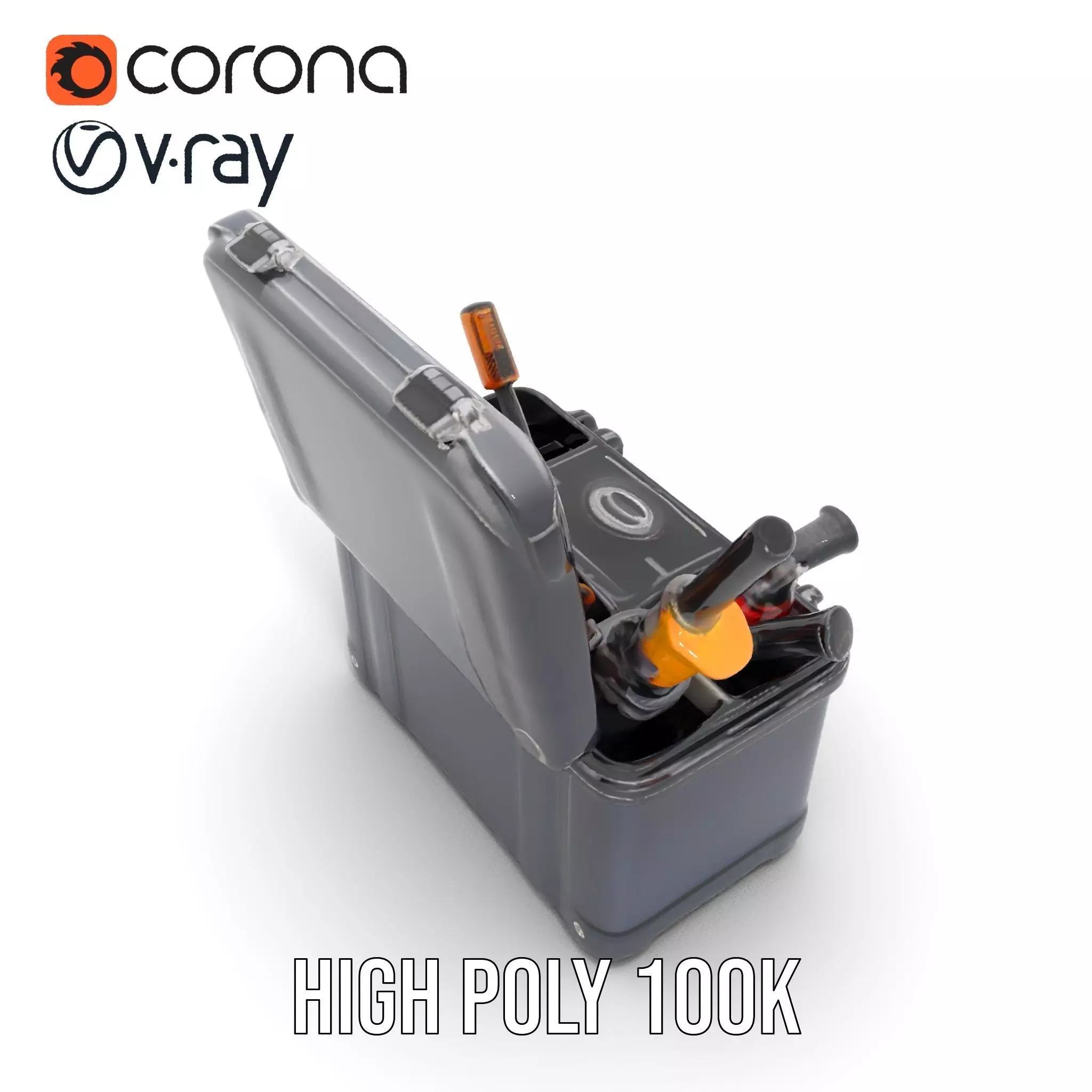 Comprehensive Toolset Model Pack for Production and Game Engines Low-poly 3D model_21