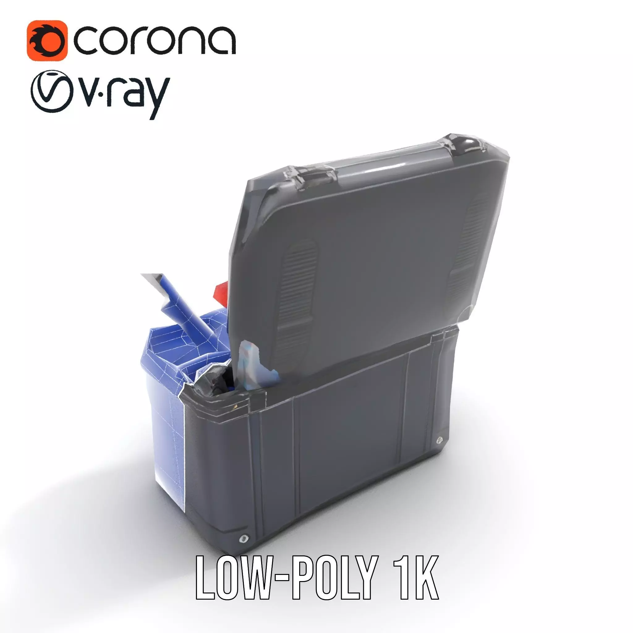 Comprehensive Toolset Model Pack for Production and Game Engines Low-poly 3D model_20