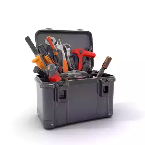 Comprehensive Toolset Model Pack for Production and Game Engines Low-poly 3D model