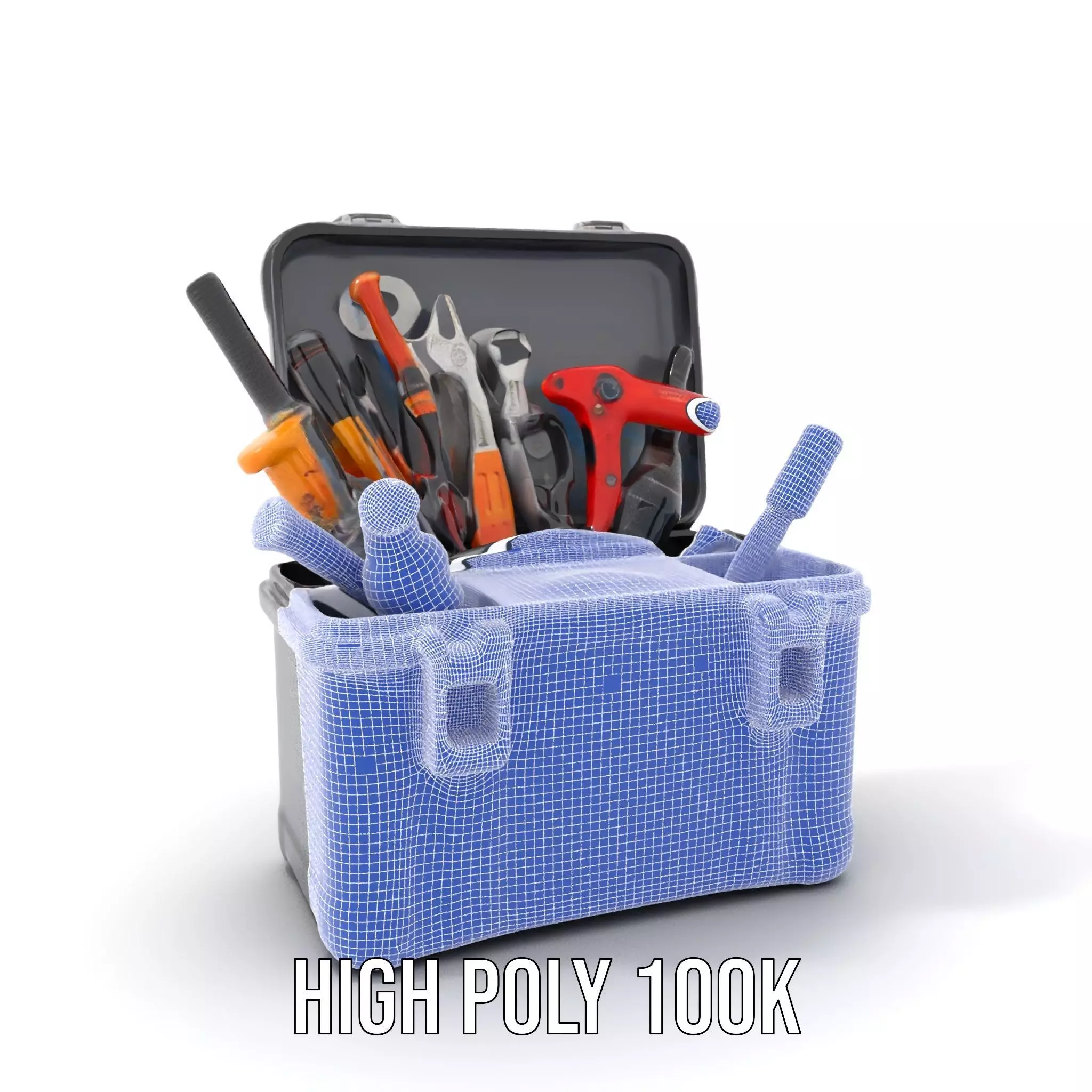 Comprehensive Toolset Model Pack for Production and Game Engines Low-poly 3D model_5