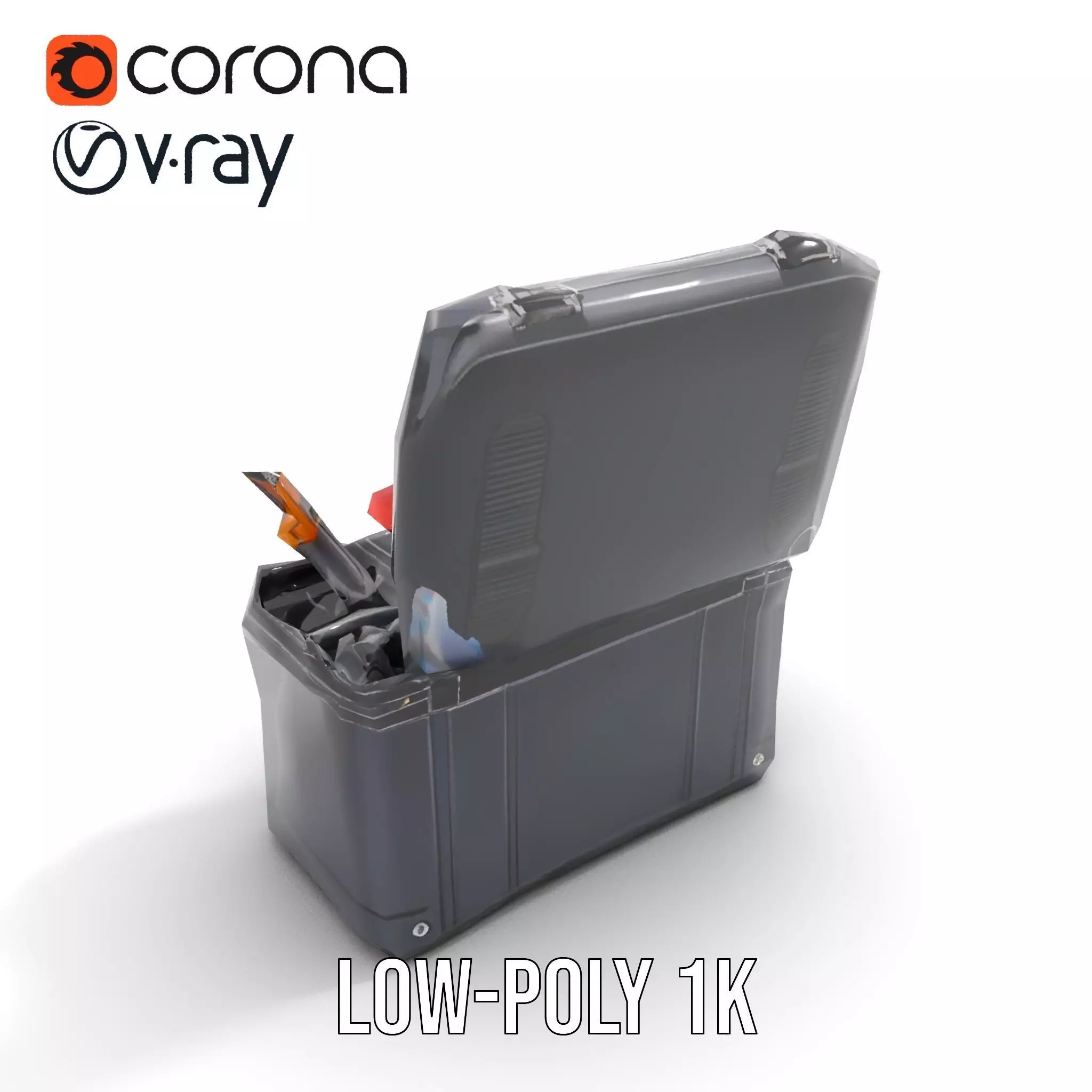 Comprehensive Toolset Model Pack for Production and Game Engines Low-poly 3D model_9