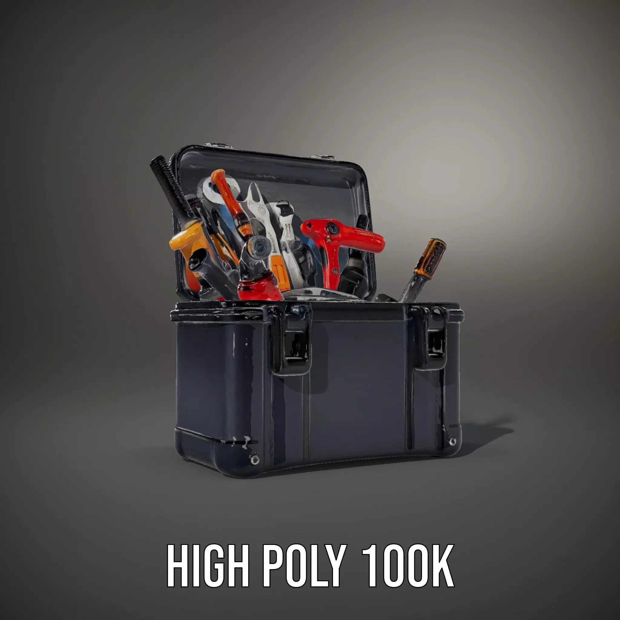 Comprehensive Toolset Model Pack for Production and Game Engines Low-poly 3D model_10