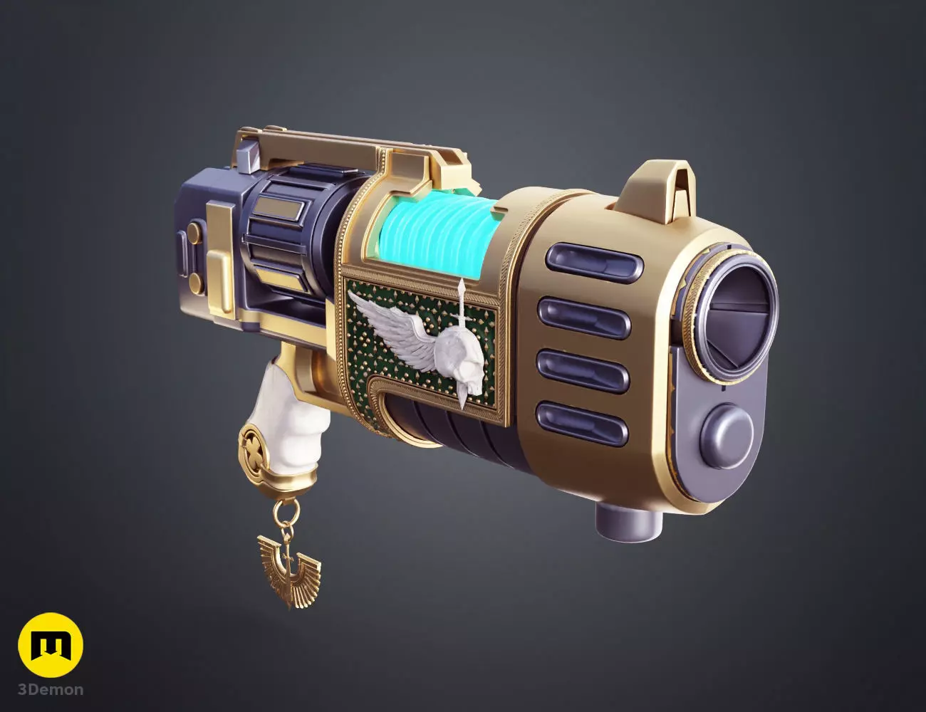 Dark Angels Plasma Pistol 3D print model_0