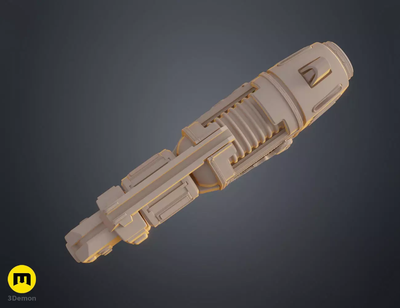 Dark Angels Plasma Pistol 3D print model_11