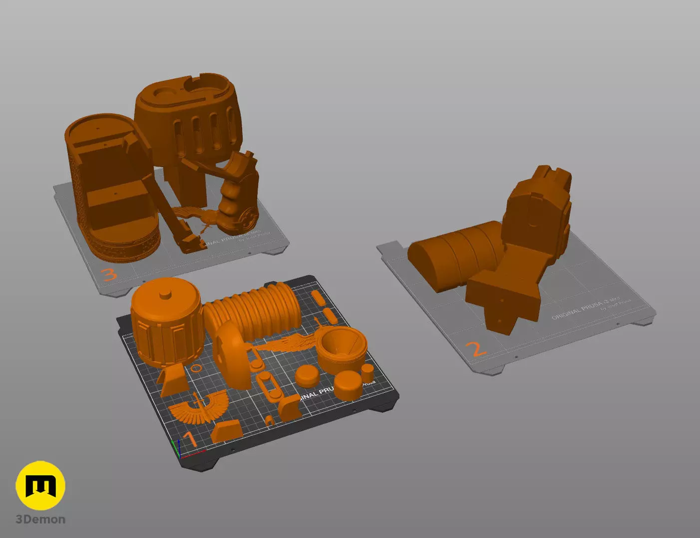 Dark Angels Plasma Pistol 3D print model_4