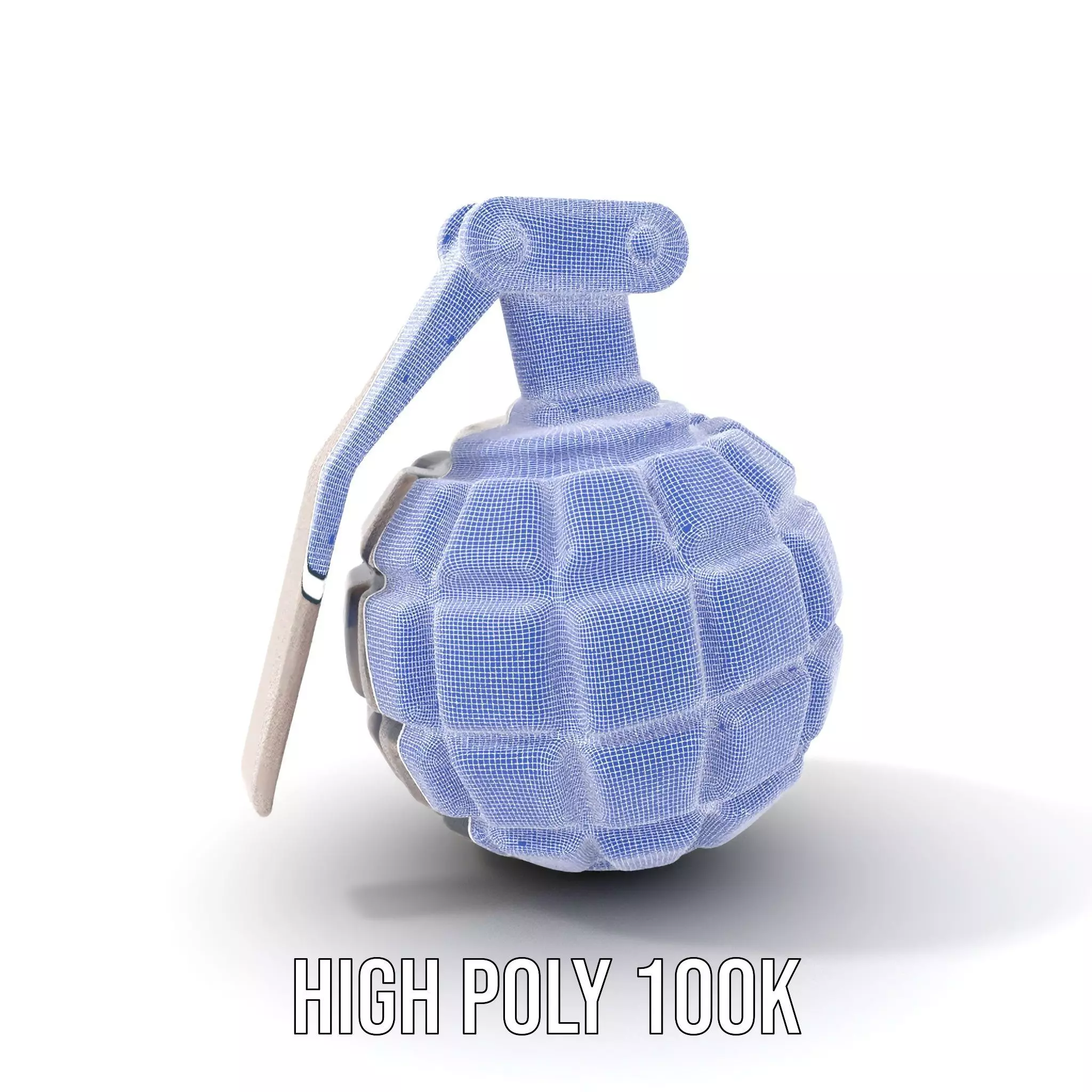Grenade Model Pack  Detailed Modular Design Low-poly 3D model_4