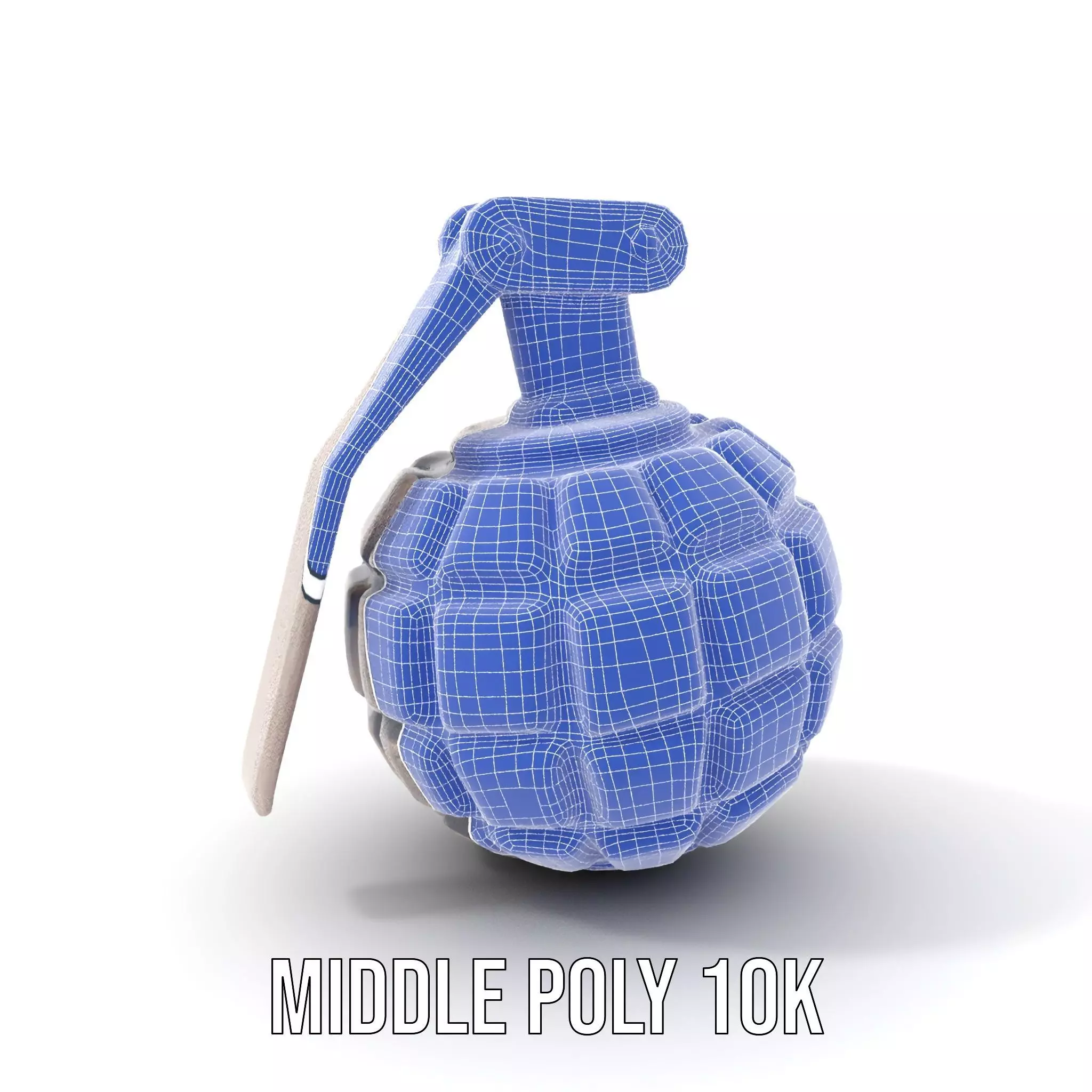 Grenade Model Pack  Detailed Modular Design Low-poly 3D model_21