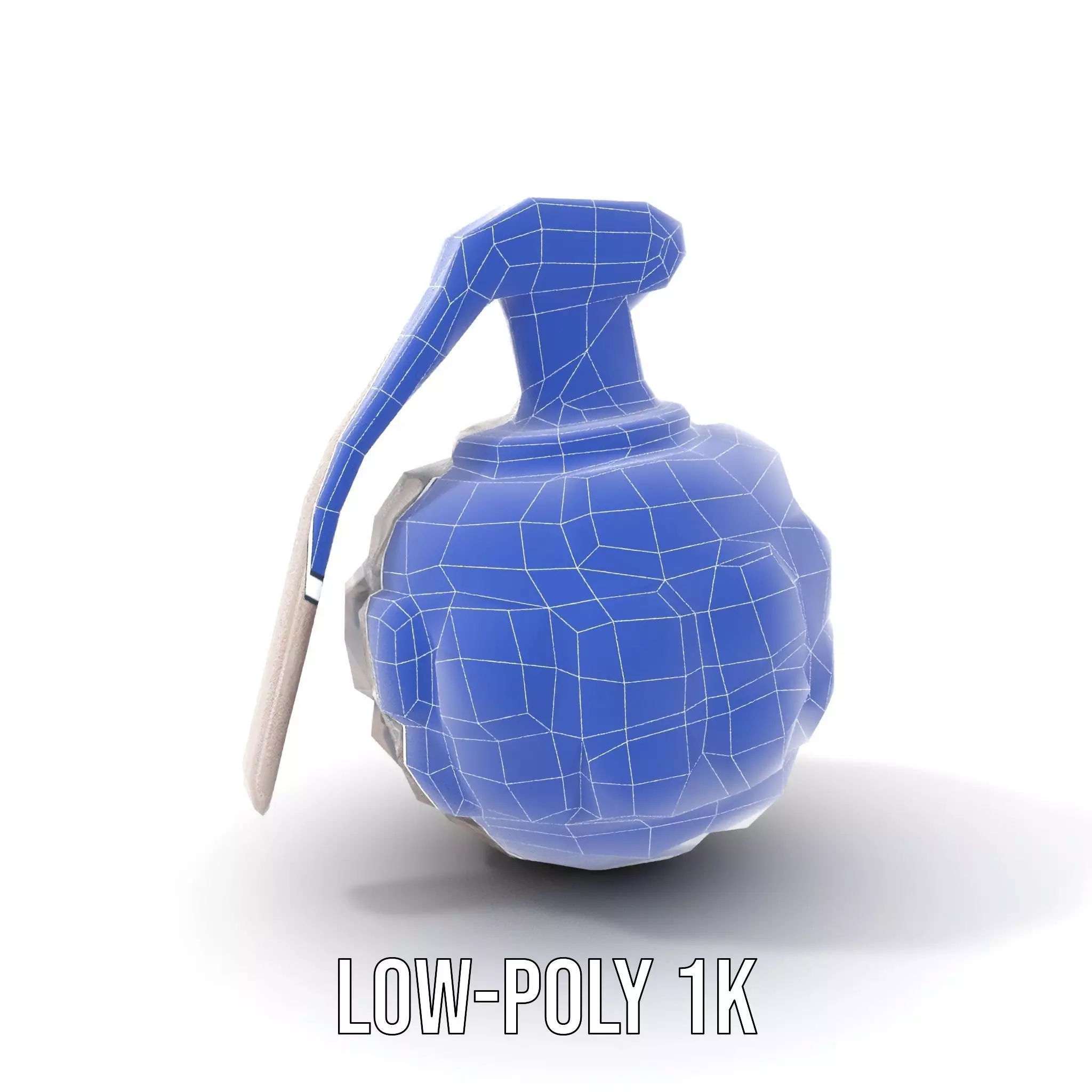 Grenade Model Pack  Detailed Modular Design Low-poly 3D model_12
