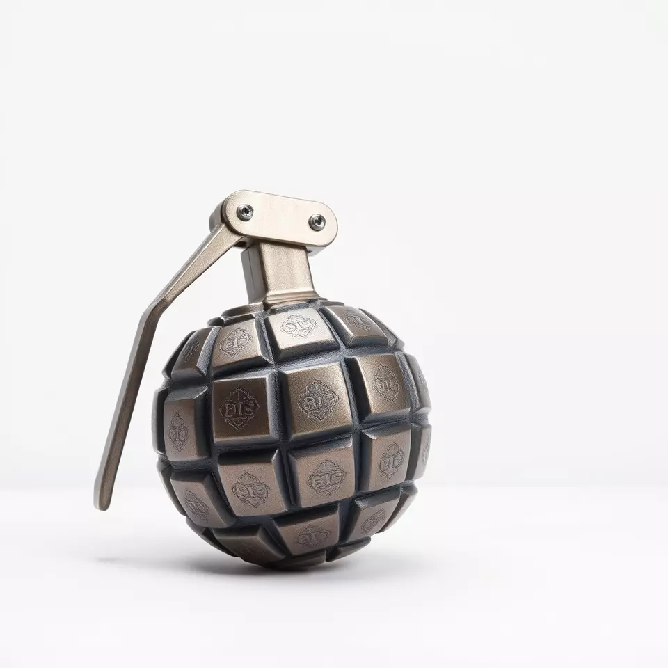 Grenade Model Pack  Detailed Modular Design Low-poly 3D model_2