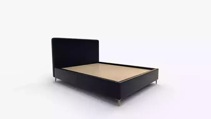 Andes Tall No Tufting Side Storage Bed Queen