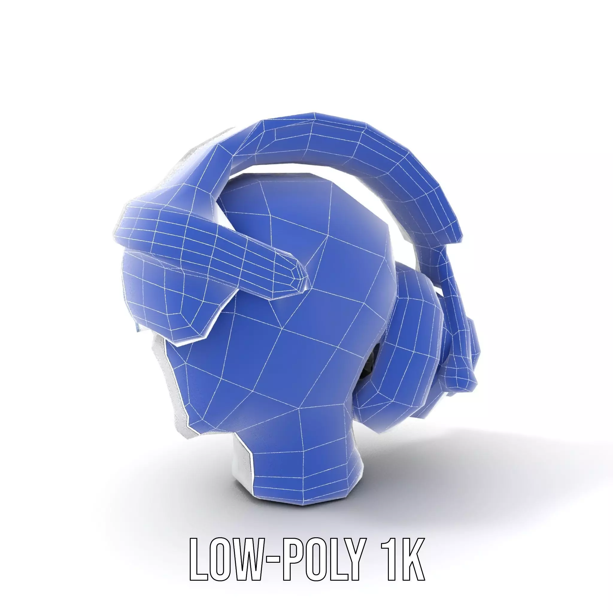 VR Headset and Headphones Model Pack Low-poly 3D model_21