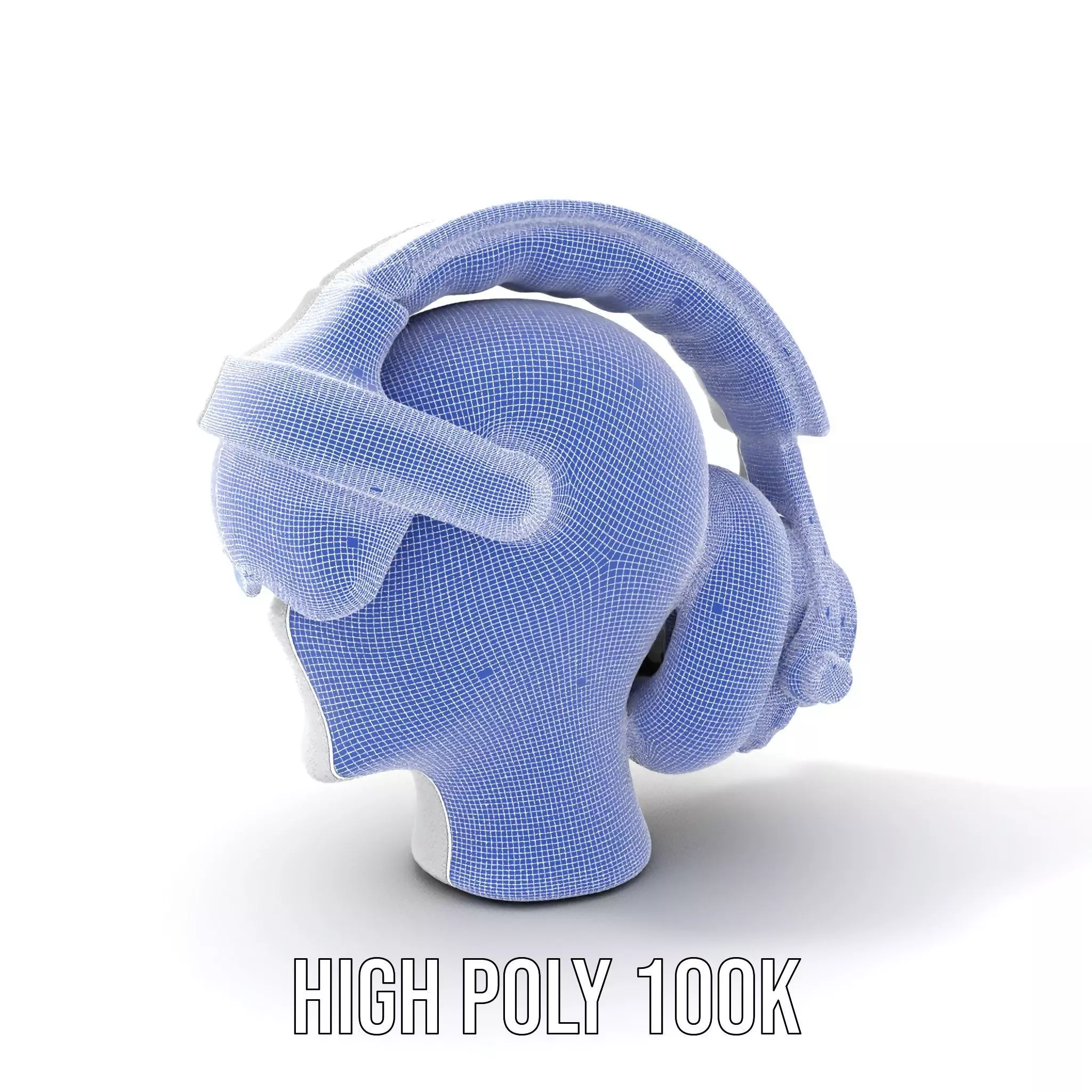 VR Headset and Headphones Model Pack Low-poly 3D model_5