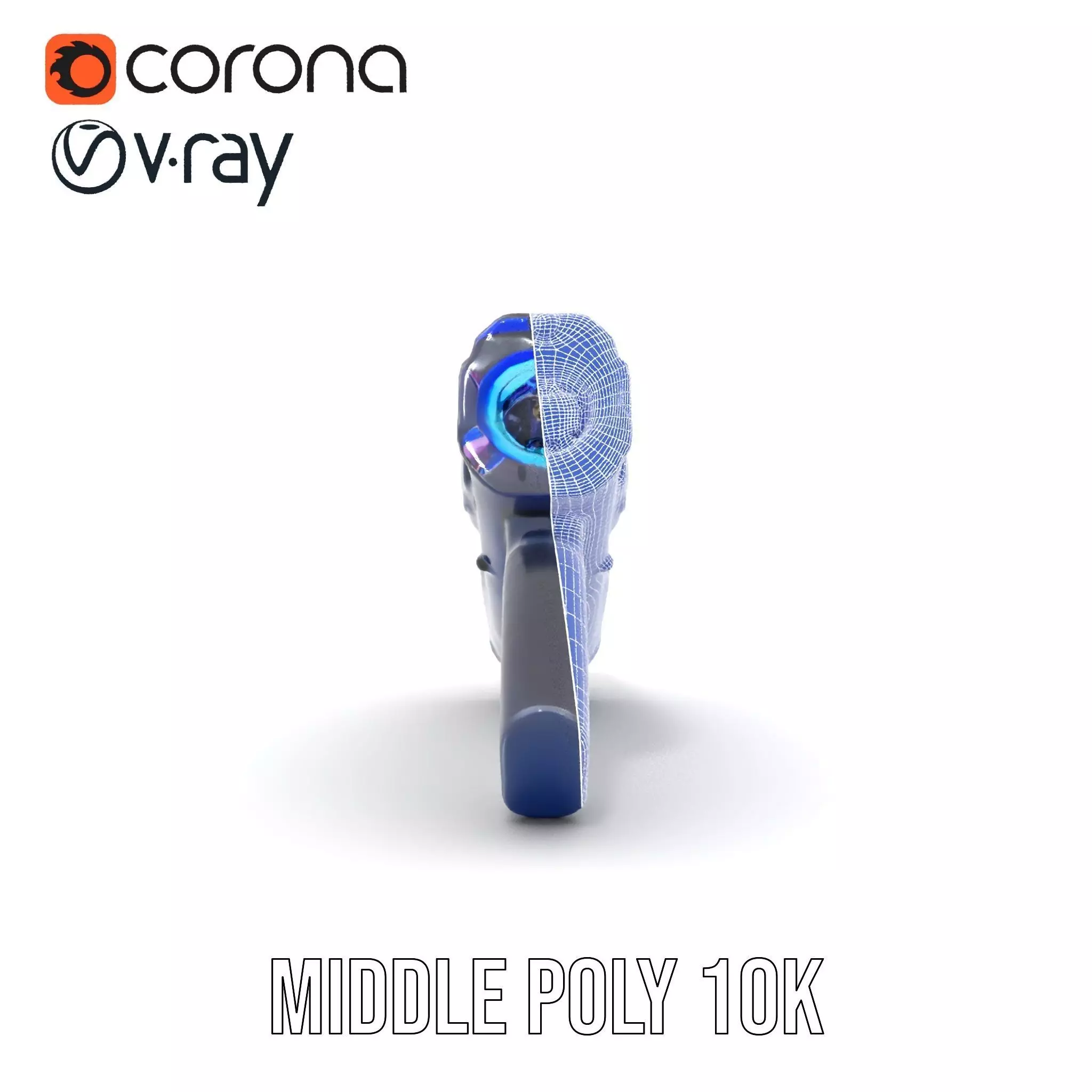 Futuristic SciFi Stun Gun Model Pack Low-poly 3D model_18