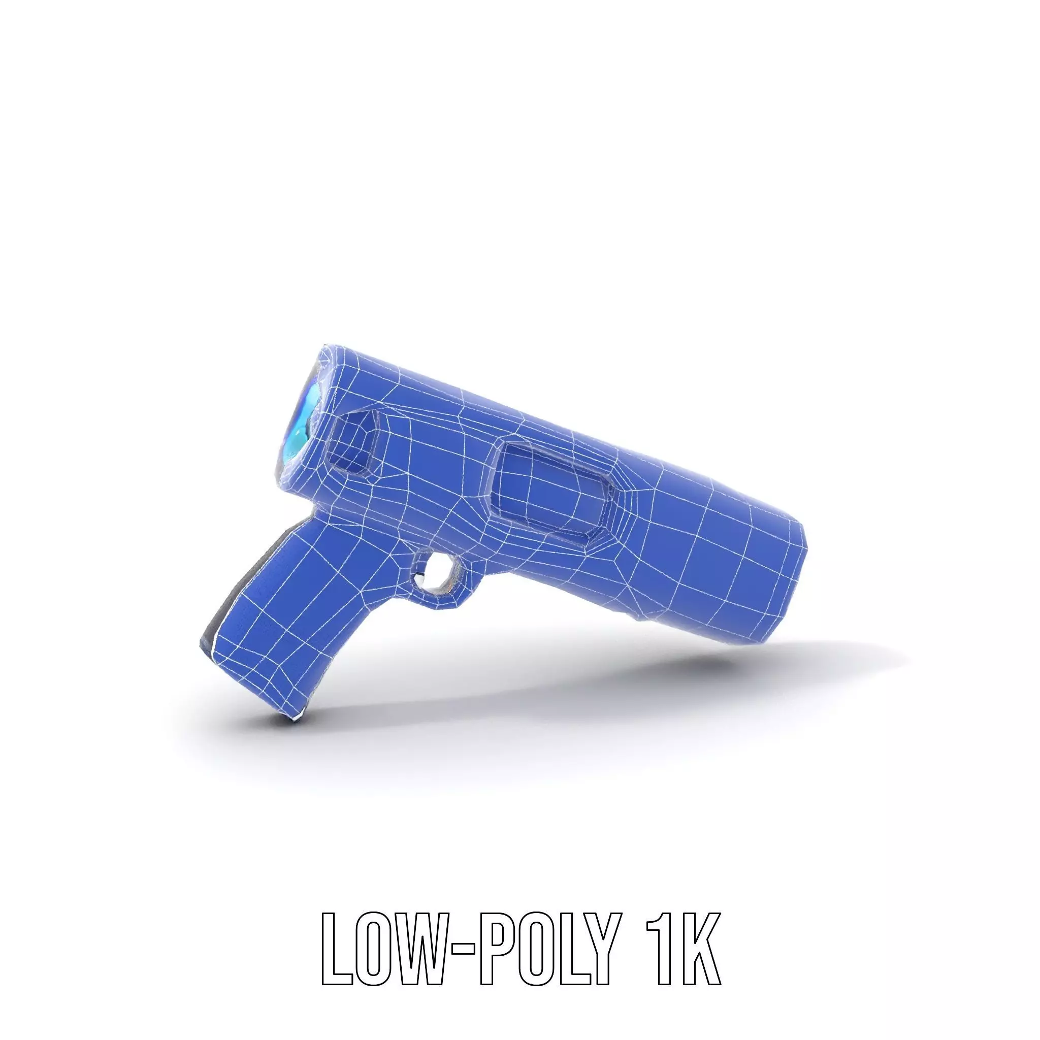 Futuristic SciFi Stun Gun Model Pack Low-poly 3D model_11