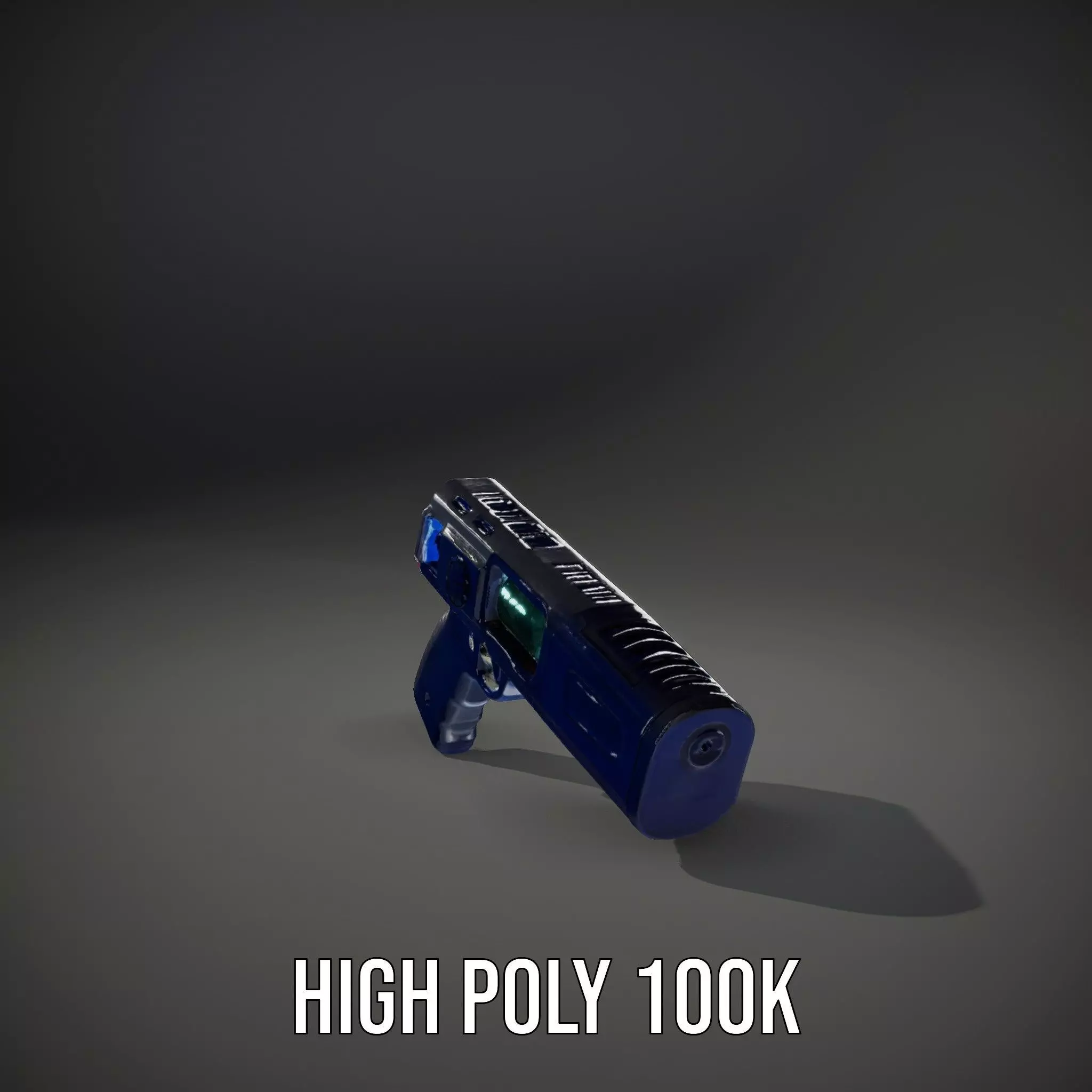 Futuristic SciFi Stun Gun Model Pack Low-poly 3D model_23