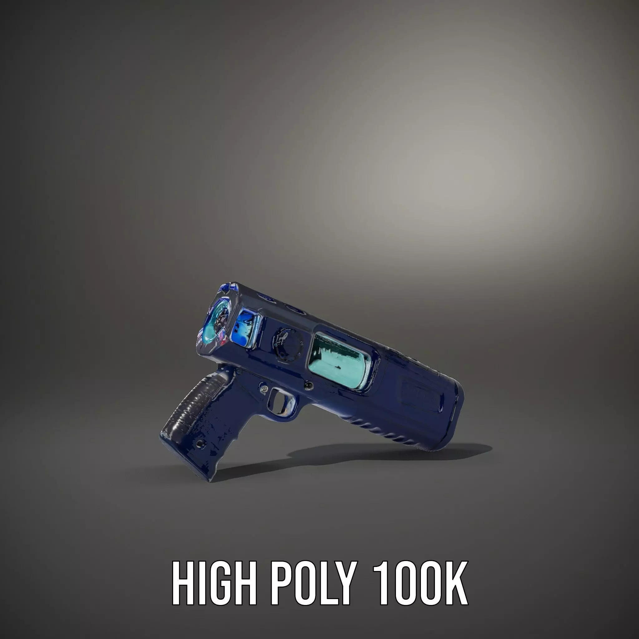 Futuristic SciFi Stun Gun Model Pack Low-poly 3D model_12