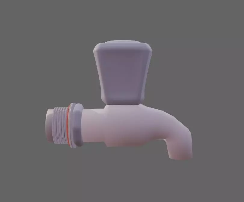 Tap Low-poly 3D model Texture_3