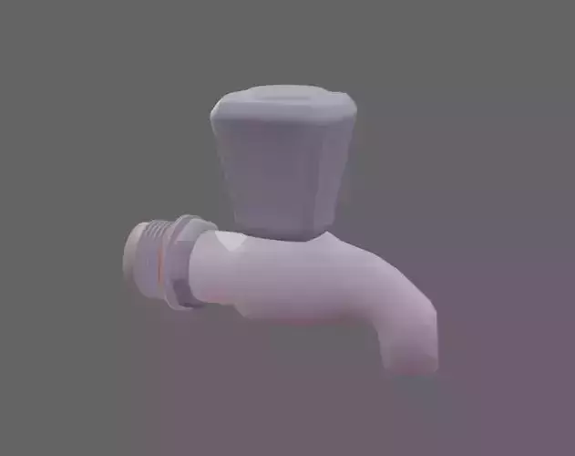 Tap Low-poly 3D model