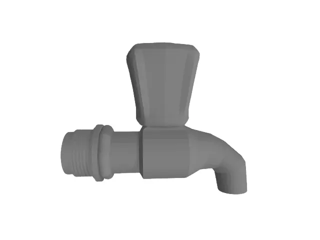 Tap Low-poly 3D model Texture_2