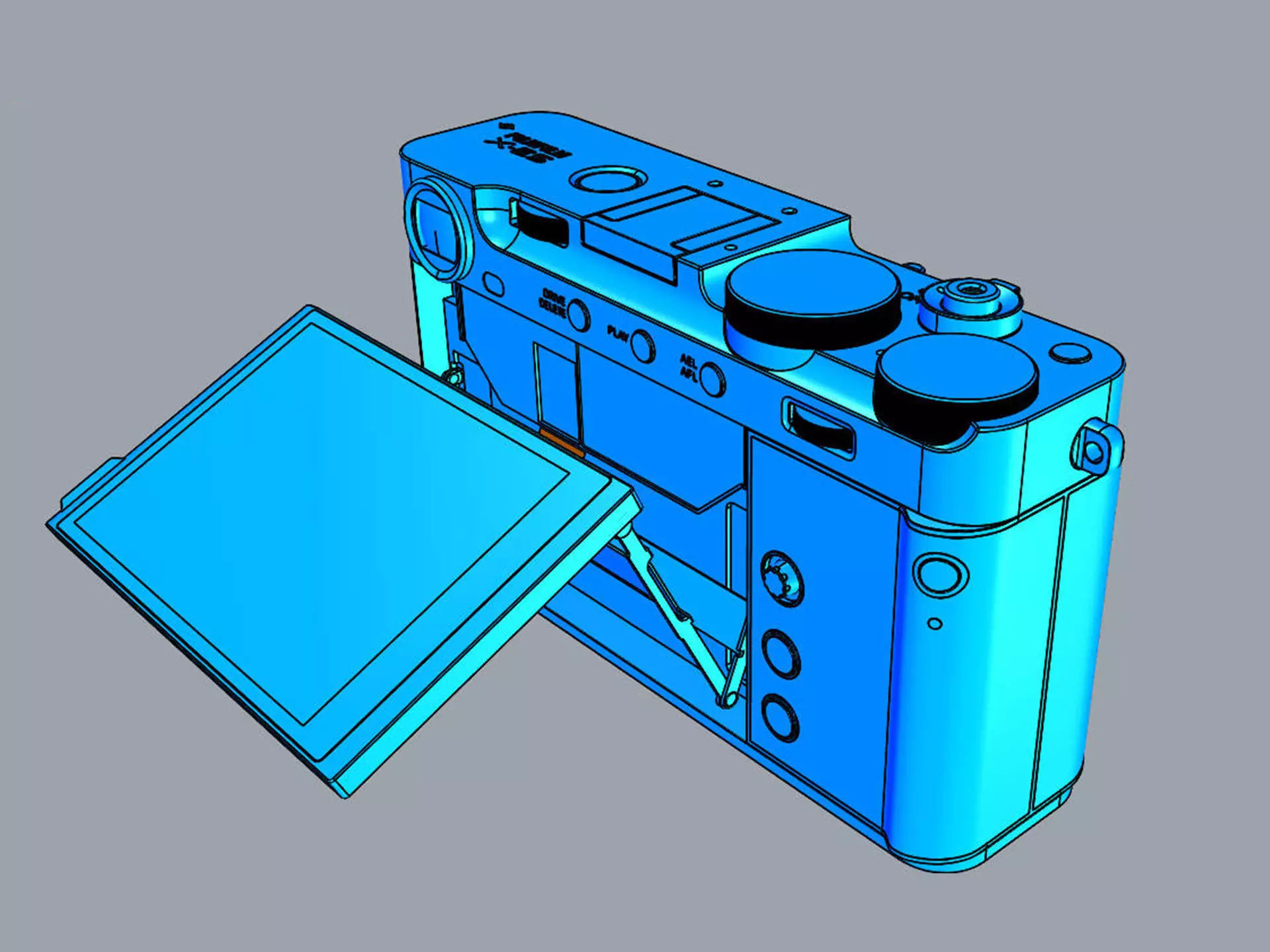 FUJIFILM X-E5 with XF 23mm Lens 3D model_29