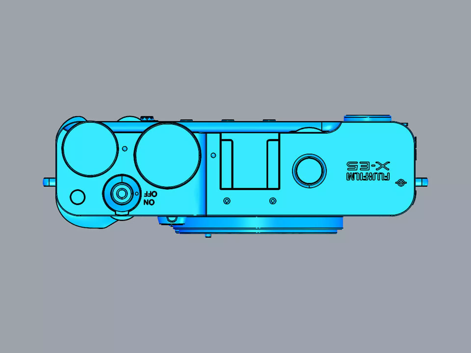 FUJIFILM X-E5 with XF 23mm Lens 3D model_22