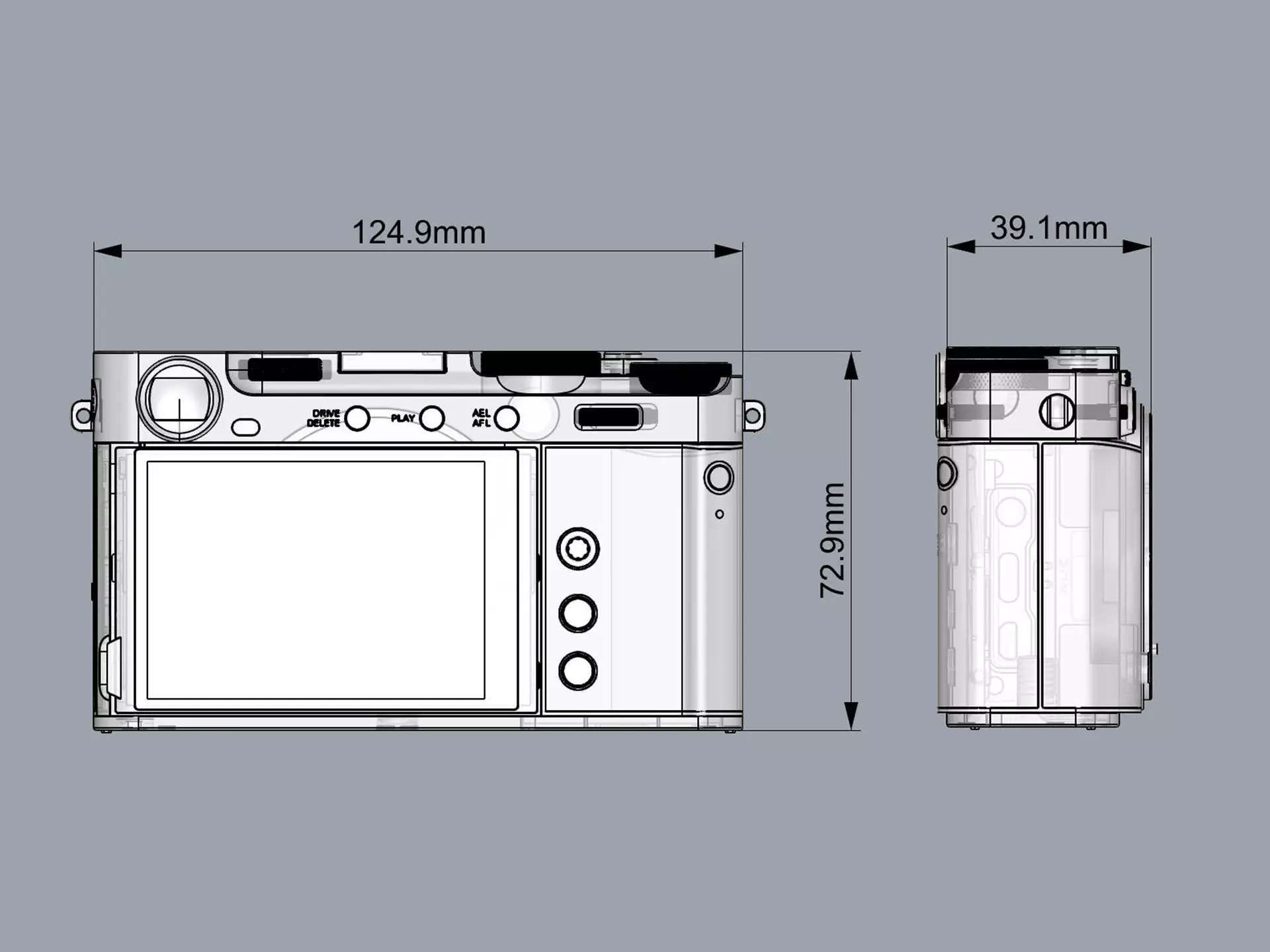 FUJIFILM X-E5 with XF 23mm Lens 3D model_19