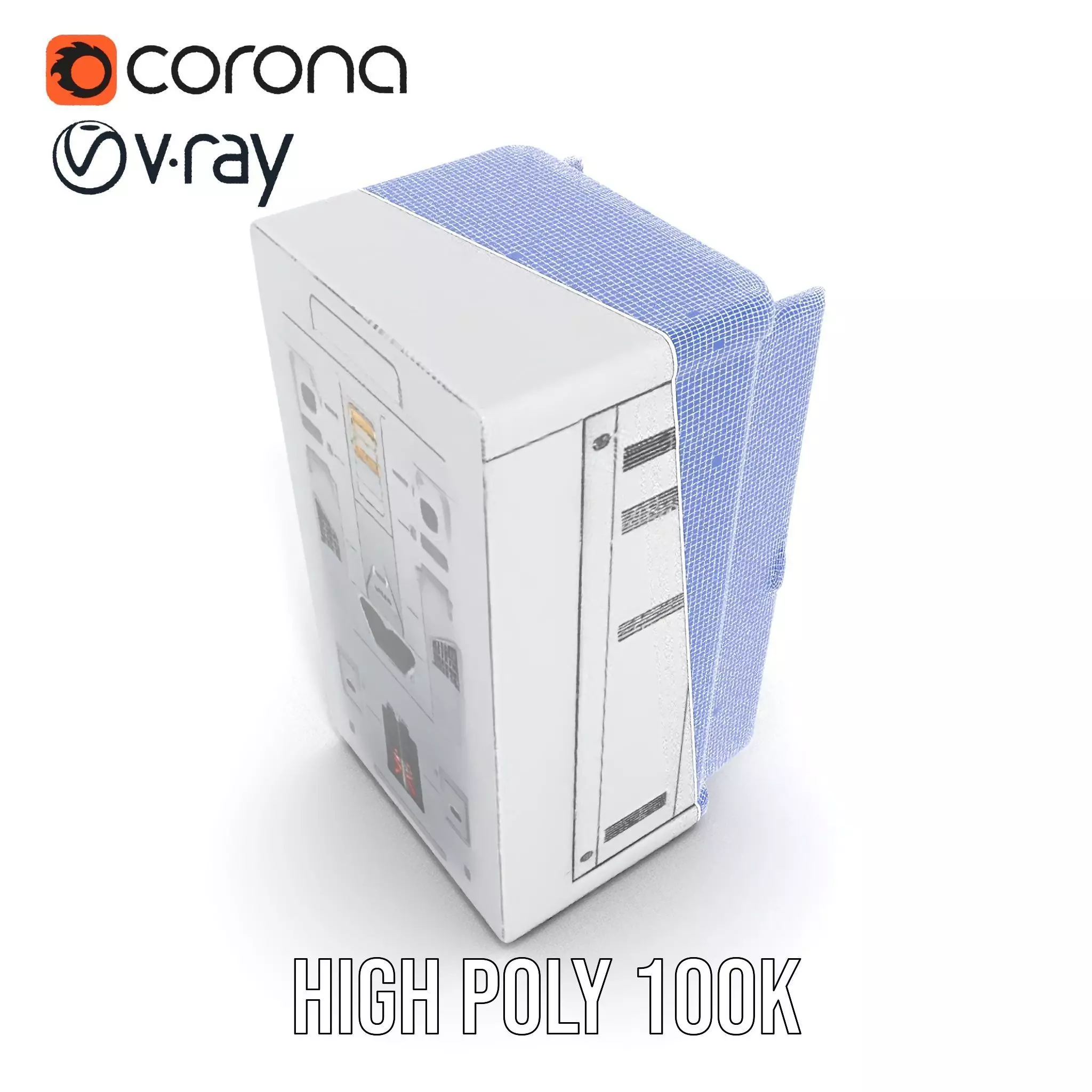 Astronaut Suit in Storage Model Pack Low-poly 3D model_33