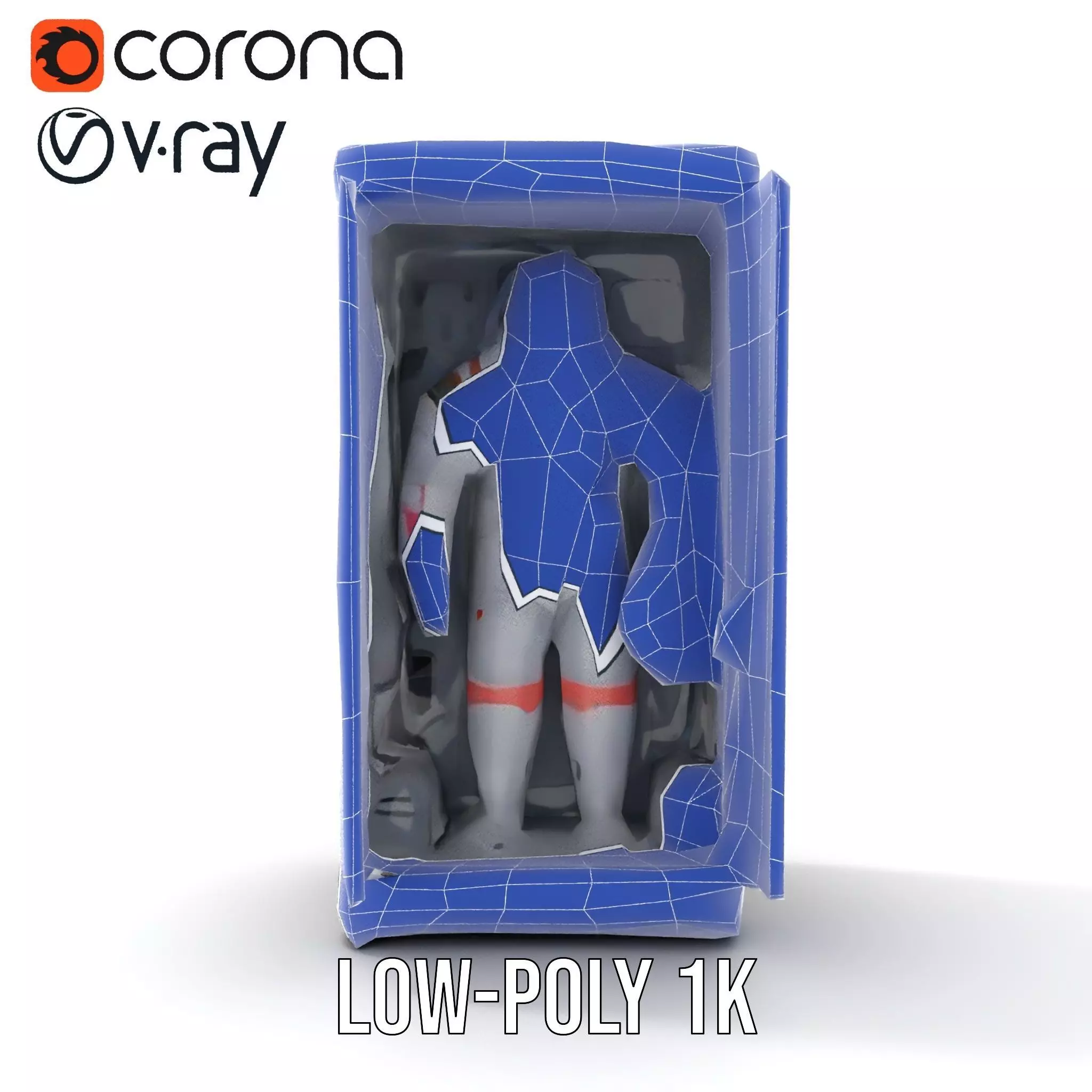 Astronaut Suit in Storage Model Pack Low-poly 3D model_17