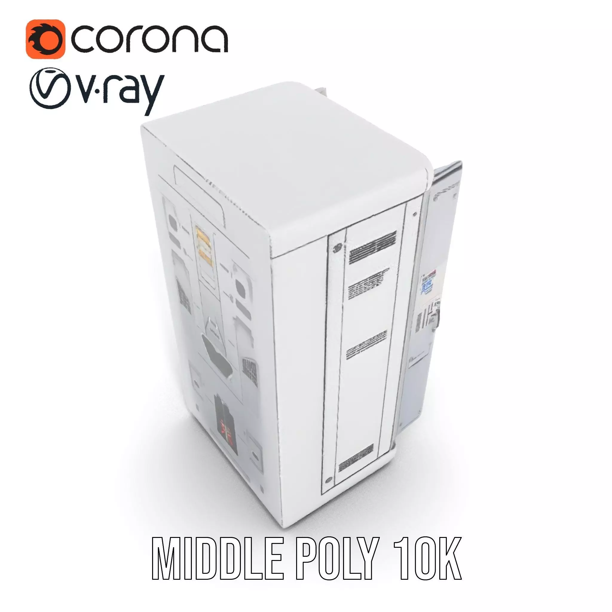 Astronaut Suit in Storage Model Pack Low-poly 3D model_6