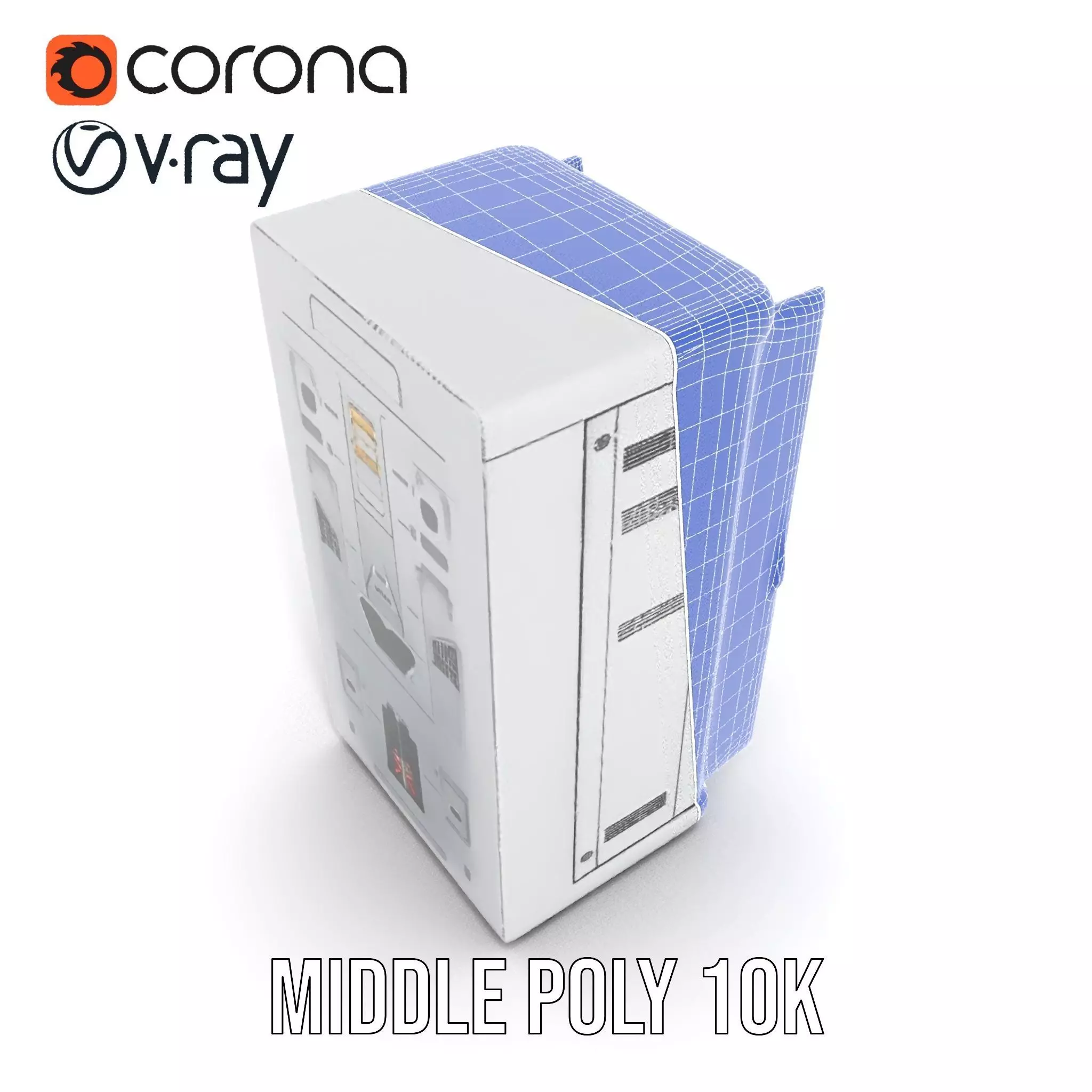 Astronaut Suit in Storage Model Pack Low-poly 3D model_14