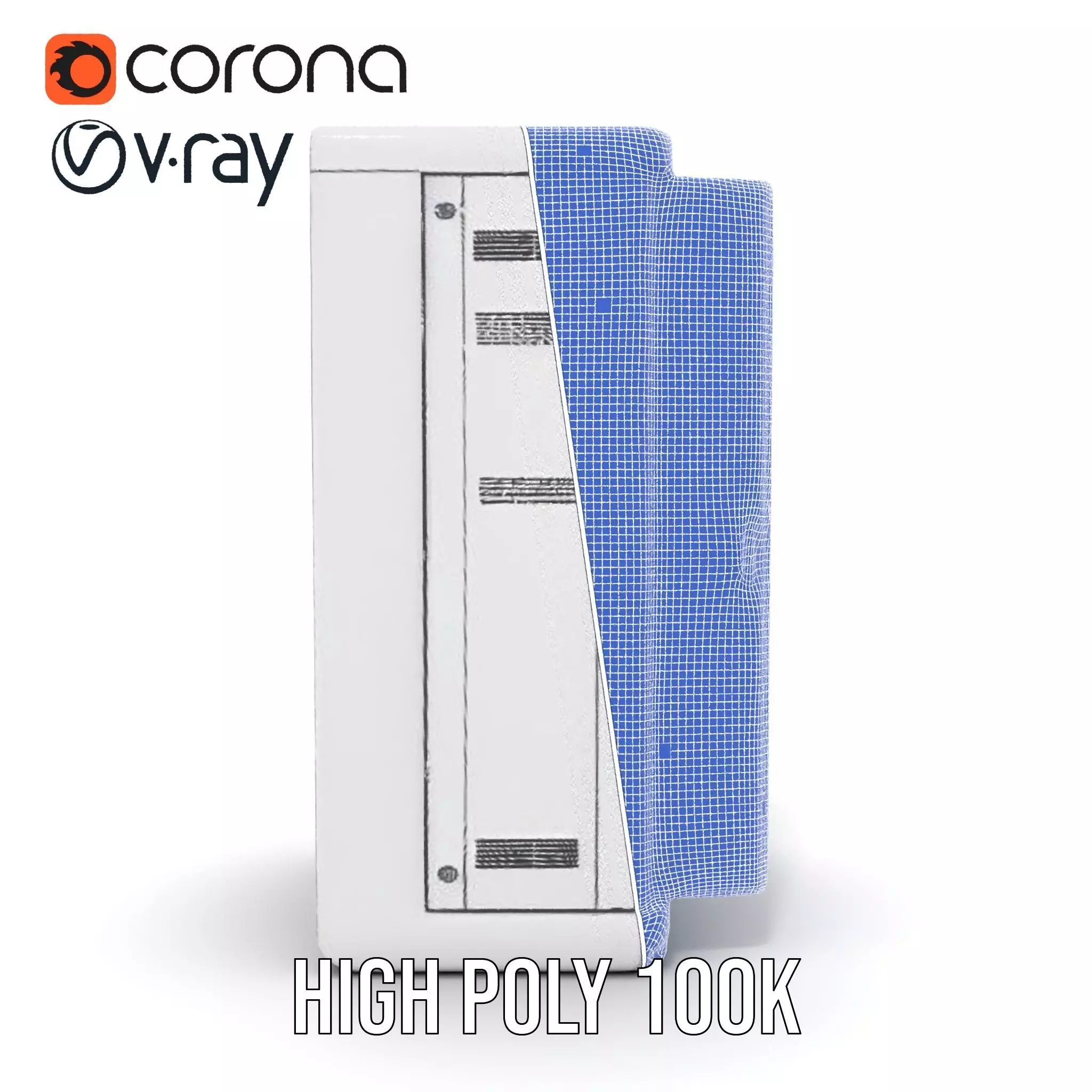 Astronaut Suit in Storage Model Pack Low-poly 3D model_34